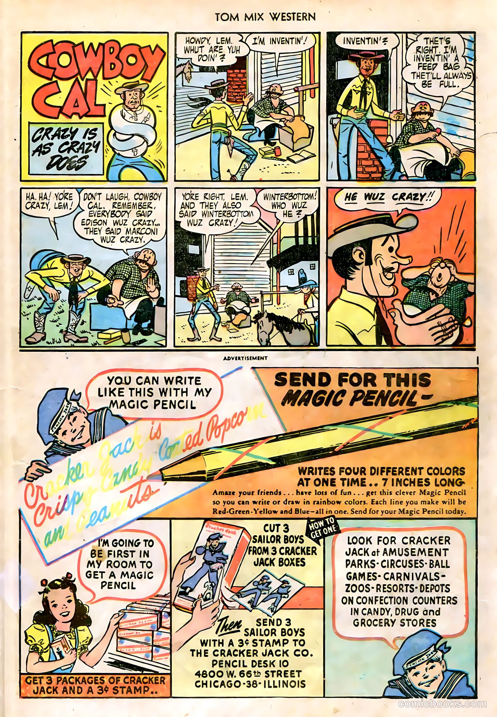 Tom Mix Western #5 (1948) — page 33 of 52