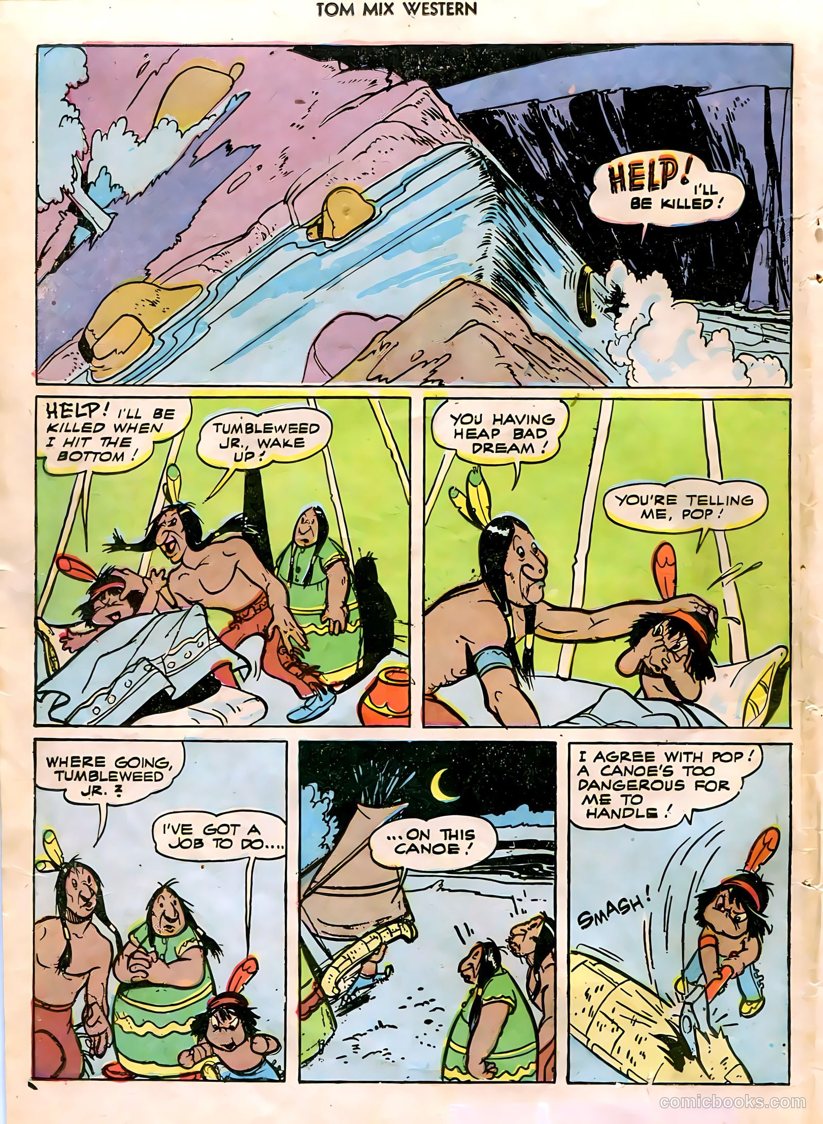 Tom Mix Western #5 (1948) — page 38 of 52