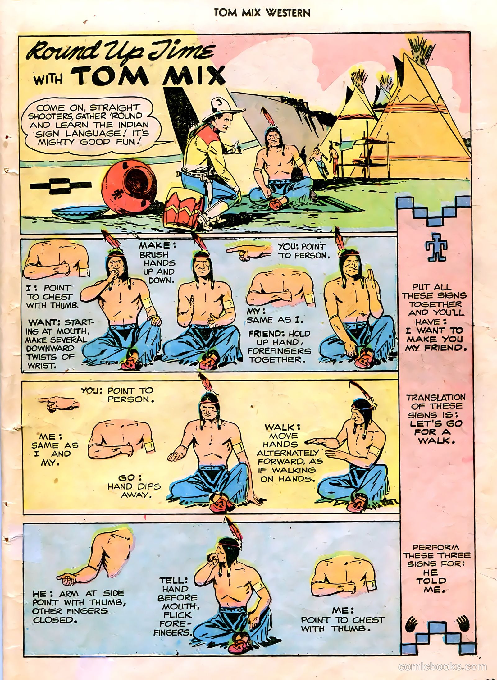 Tom Mix Western #5 (1948) — page 39 of 52