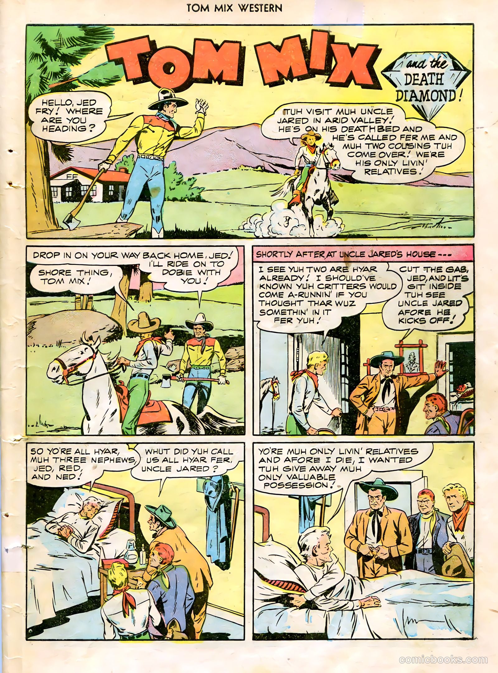 Tom Mix Western #5 (1948) — page 43 of 52