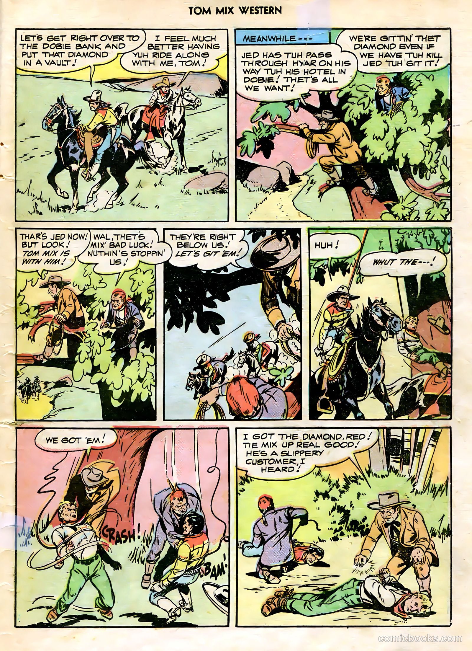Tom Mix Western #5 (1948) — page 45 of 52