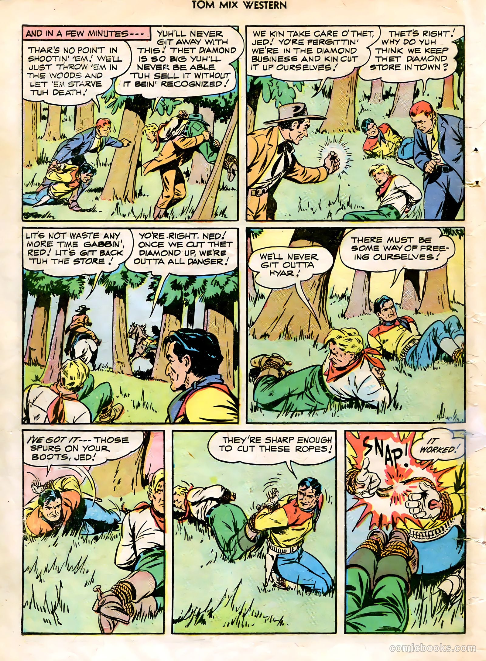 Tom Mix Western #5 (1948) — page 46 of 52