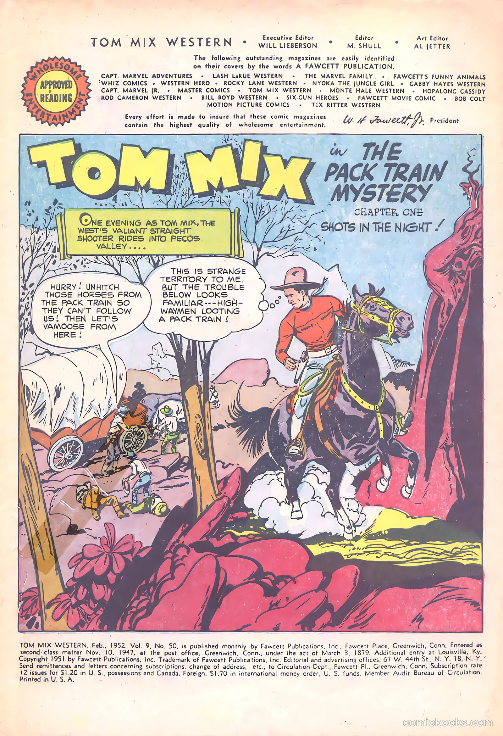 Tom Mix Western #50 (1952) — page 3 of 36