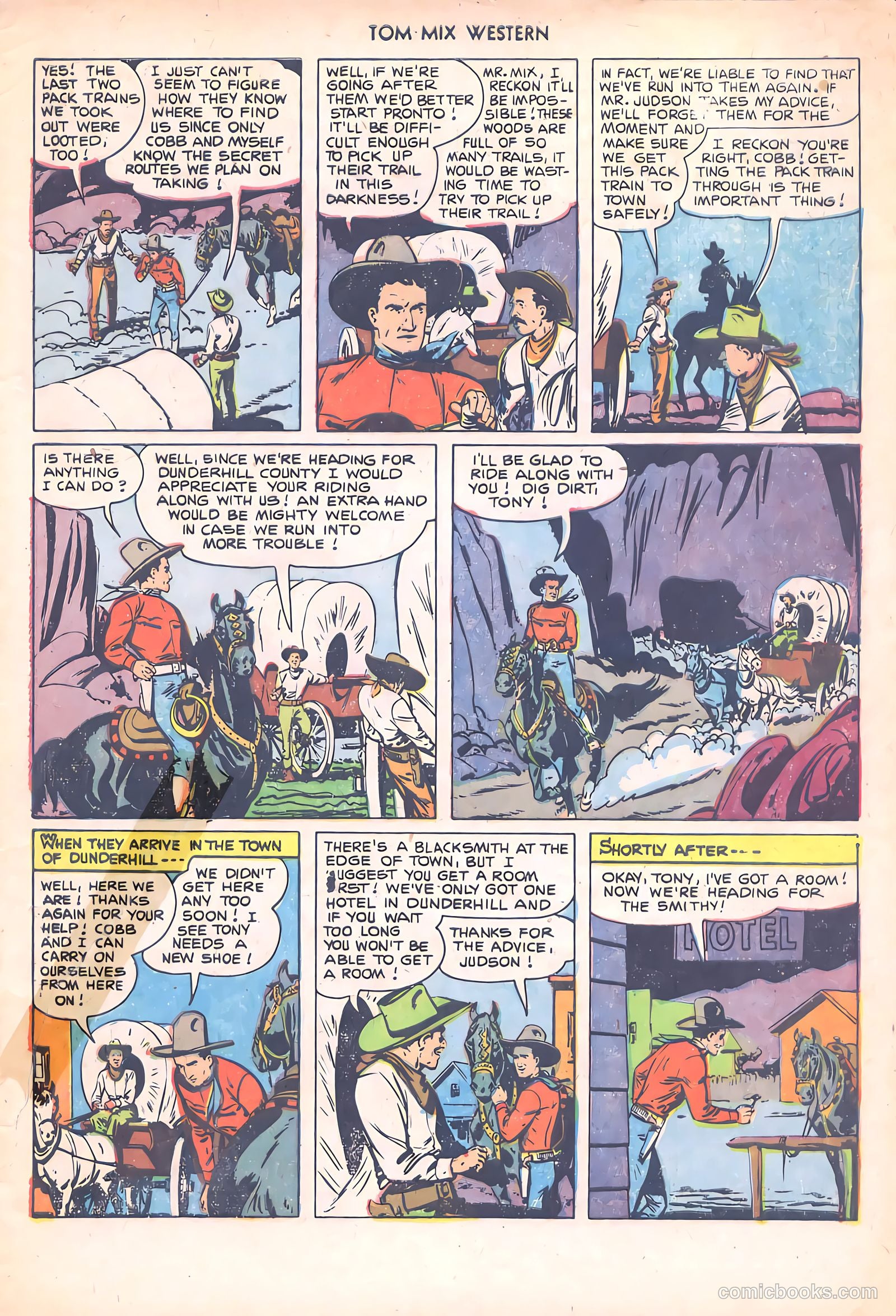 Tom Mix Western #50 (1952) — page 5 of 36