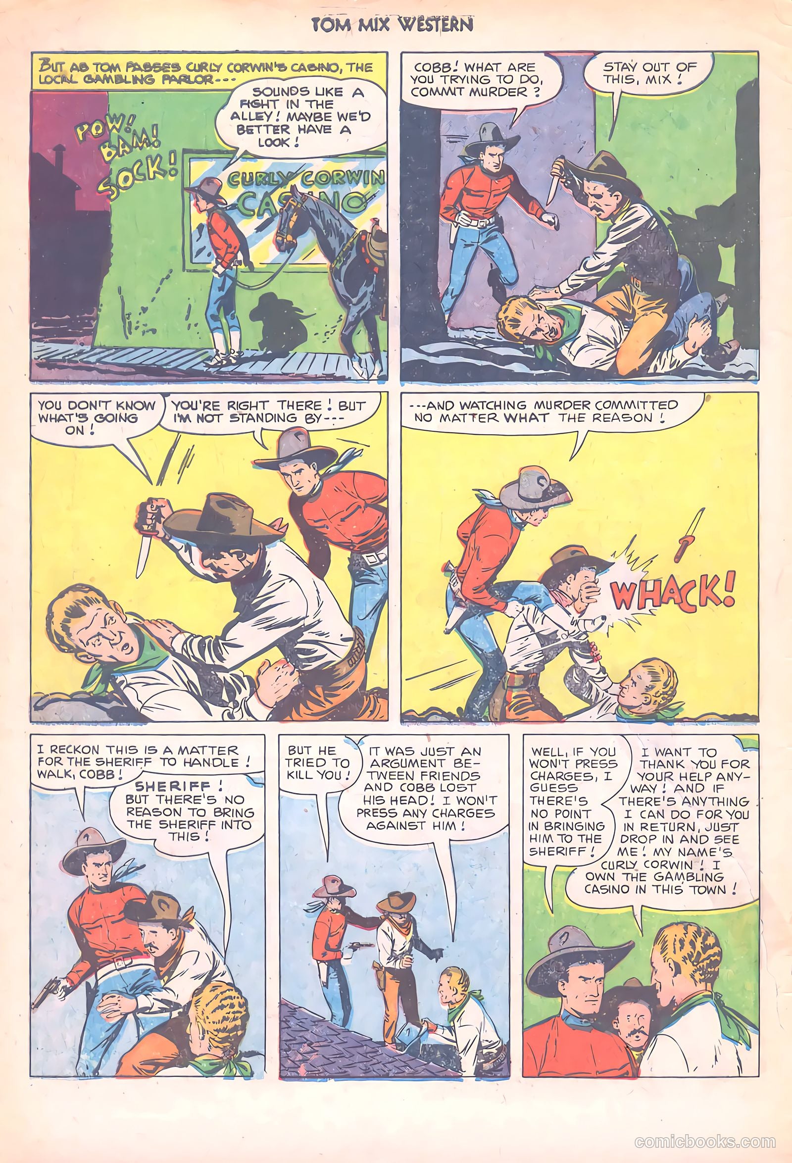 Tom Mix Western #50 (1952) — page 6 of 36