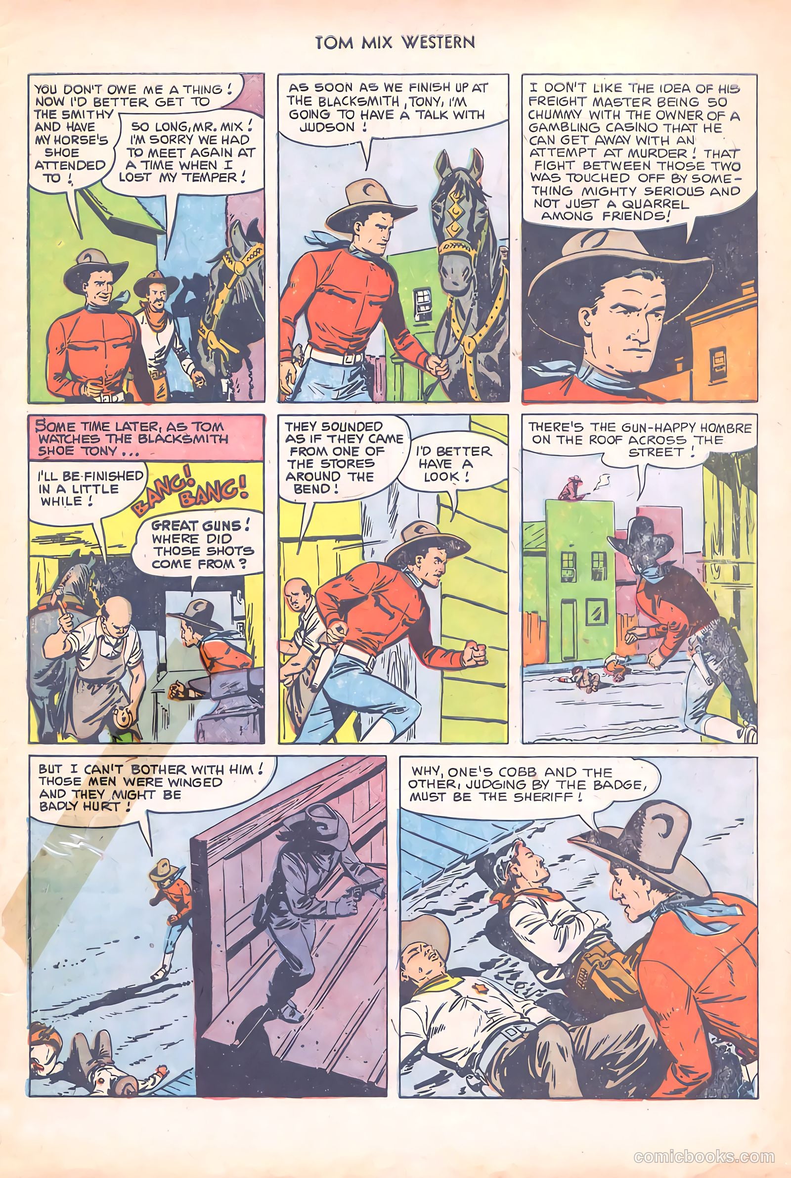 Tom Mix Western #50 (1952) — page 7 of 36