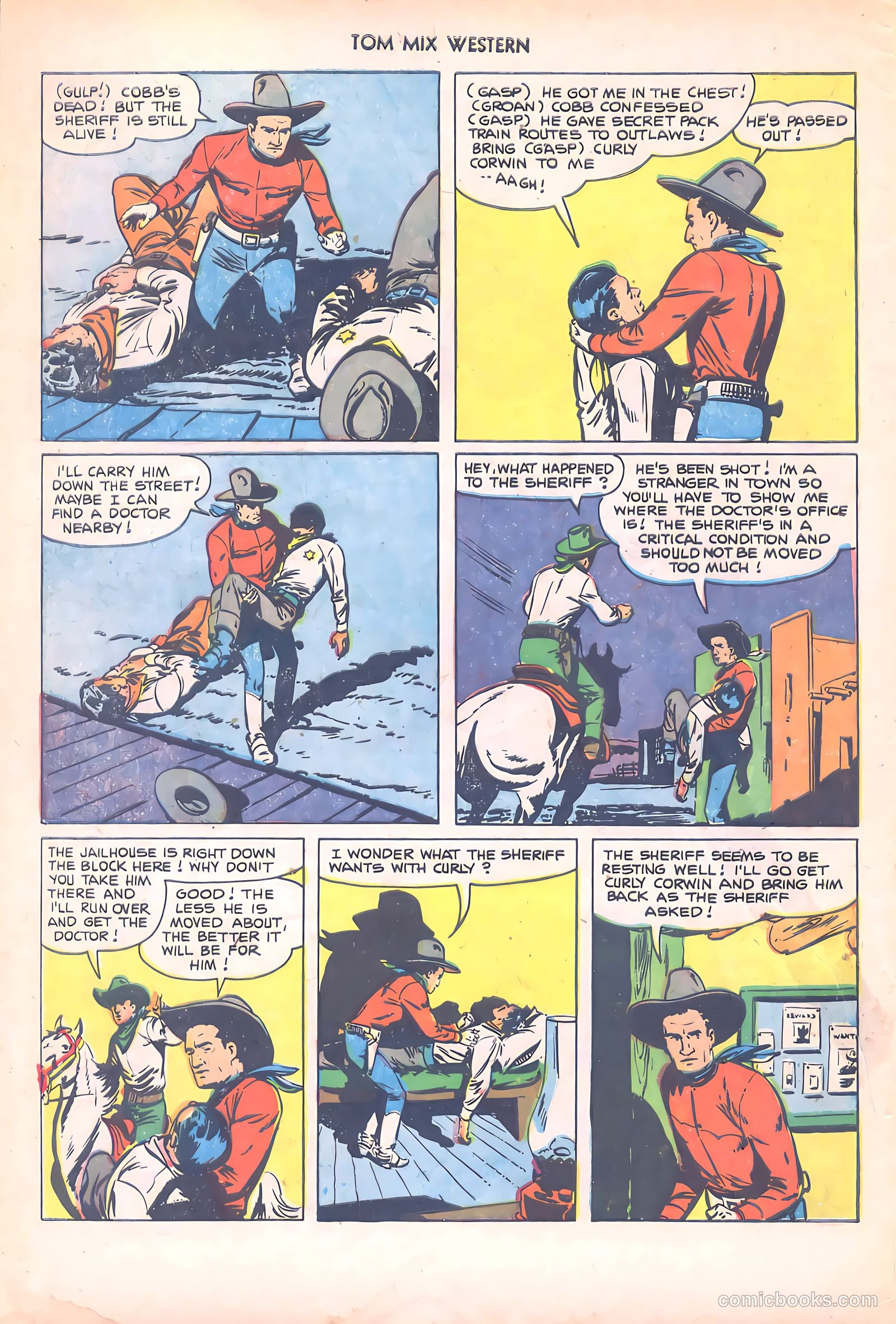 Tom Mix Western #50 (1952) — page 8 of 36