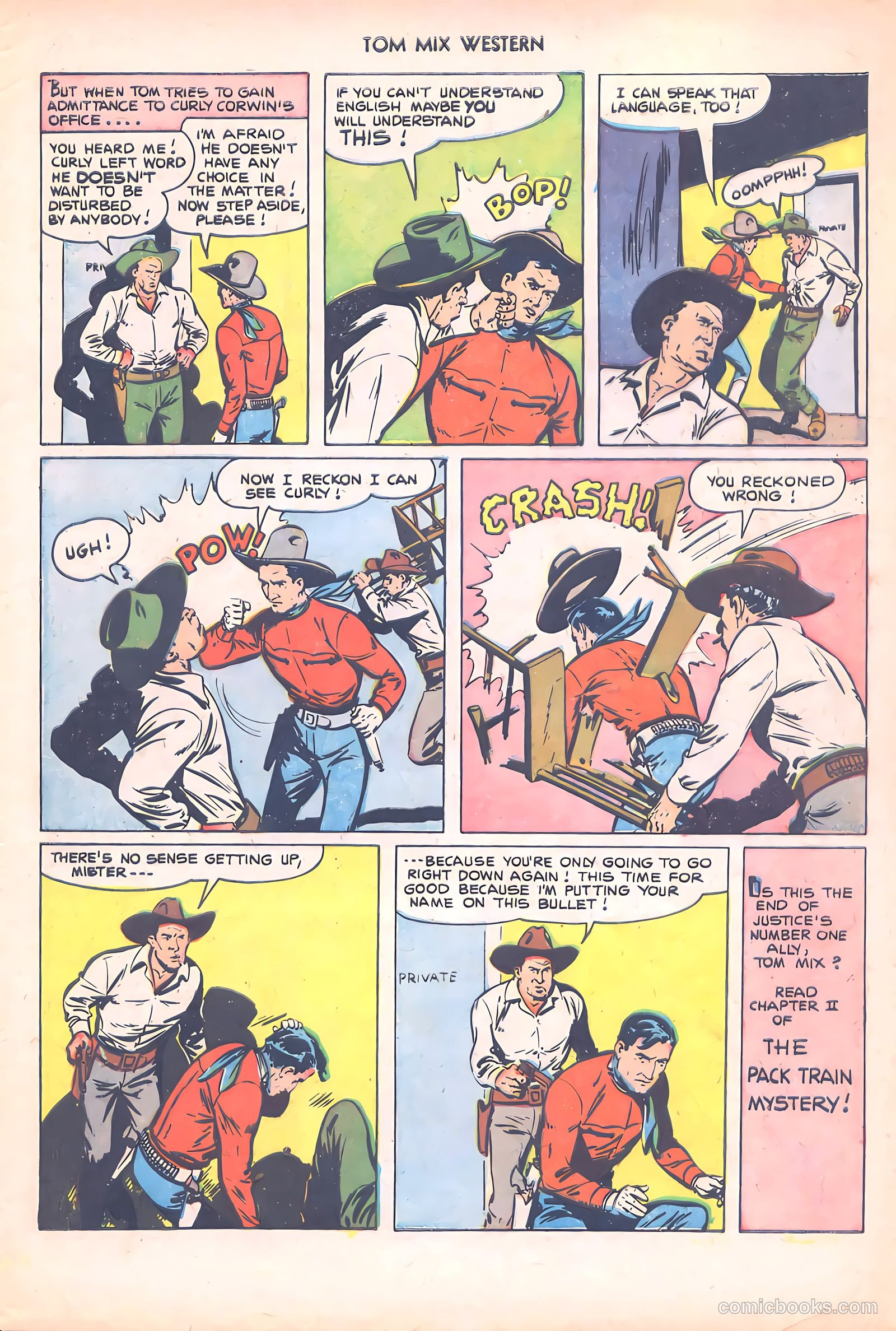 Tom Mix Western #50 (1952) — page 9 of 36