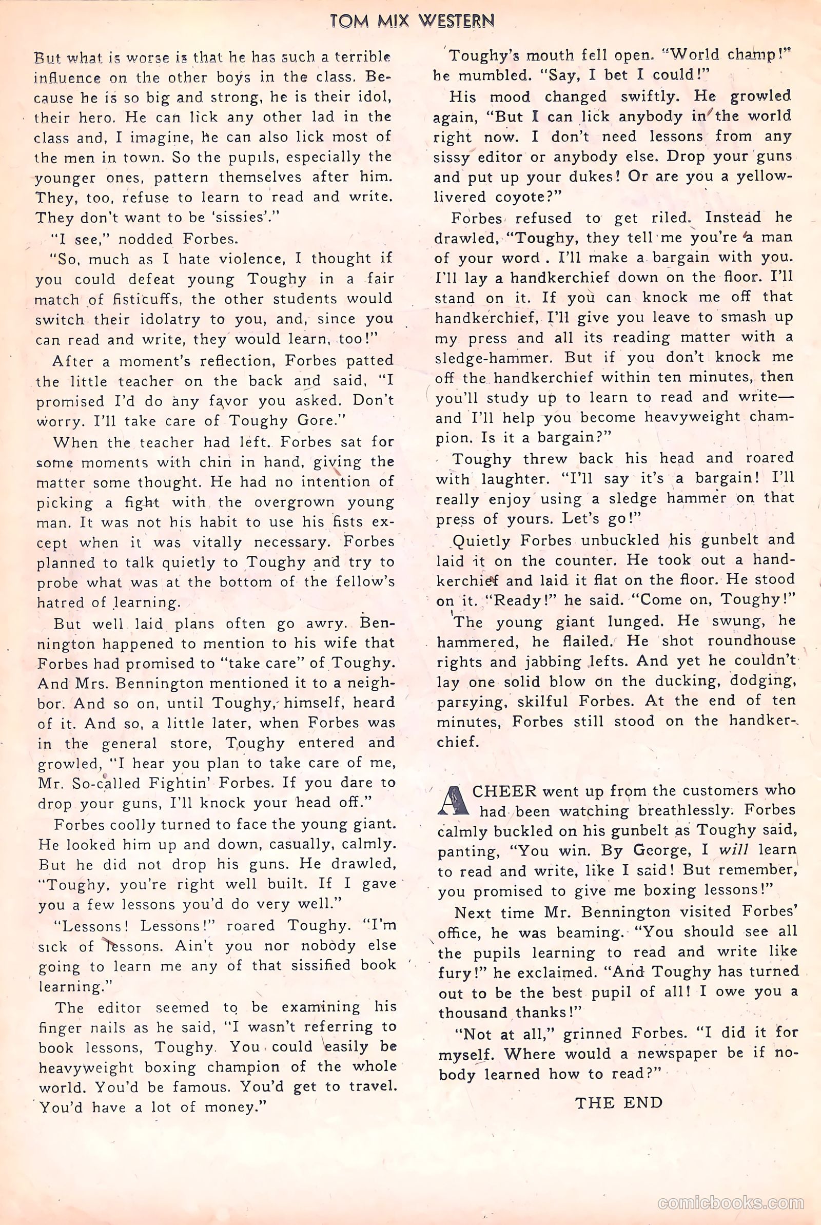 Tom Mix Western #50 (1952) — page 14 of 36