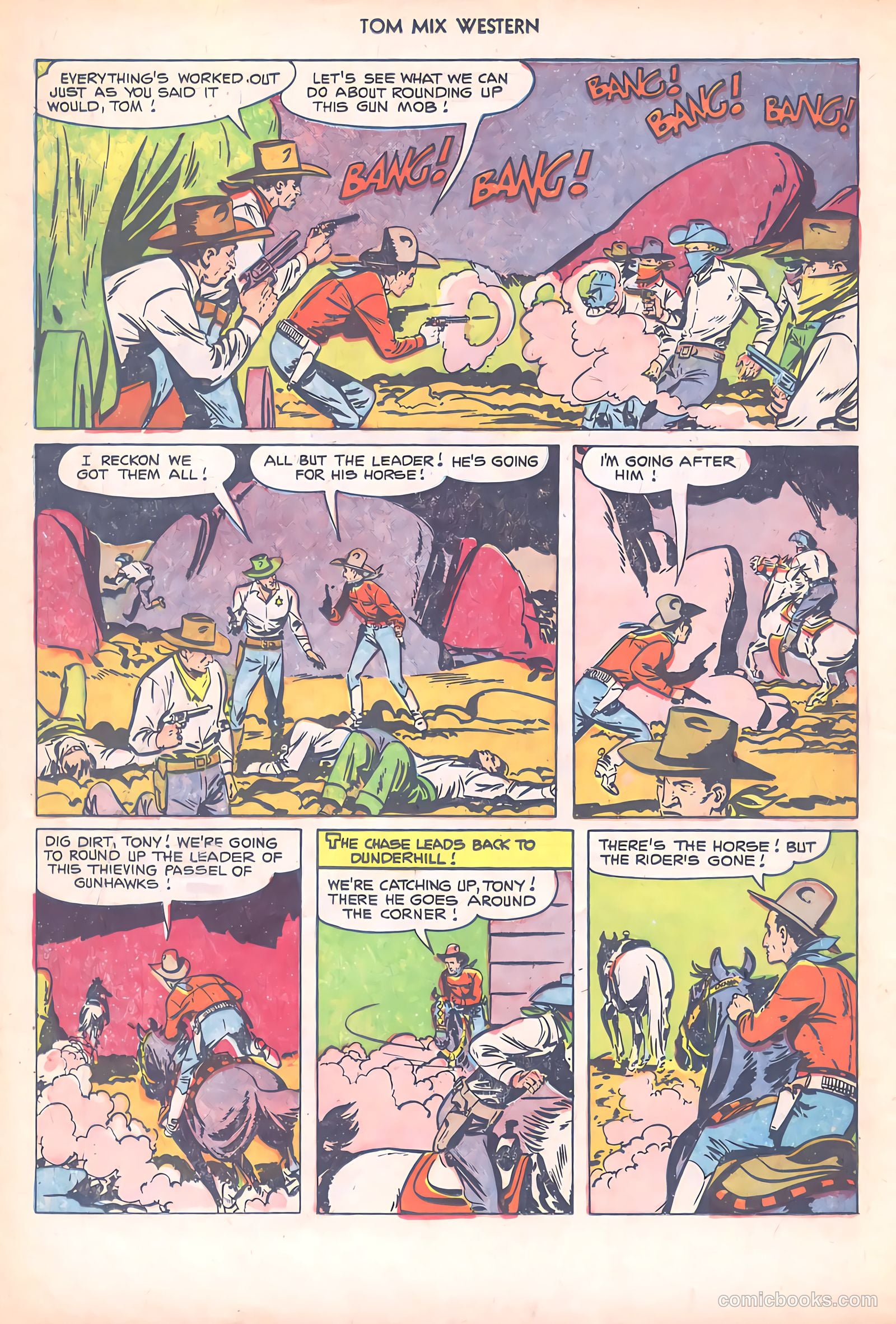 Tom Mix Western #50 (1952) — page 18 of 36