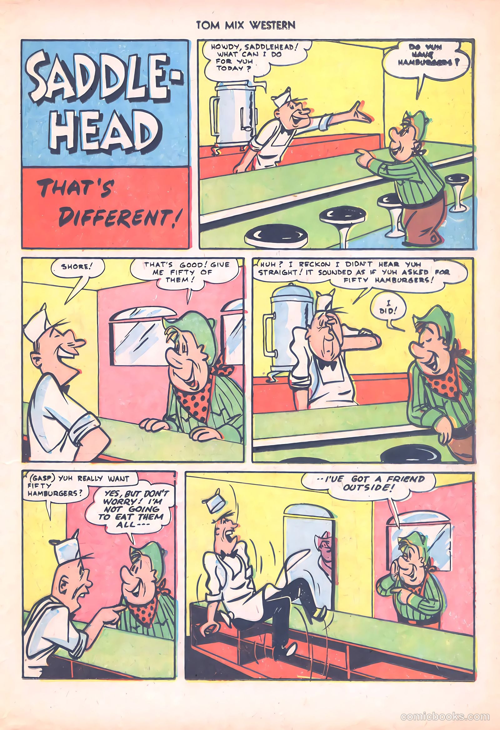 Tom Mix Western #50 (1952) — page 21 of 36