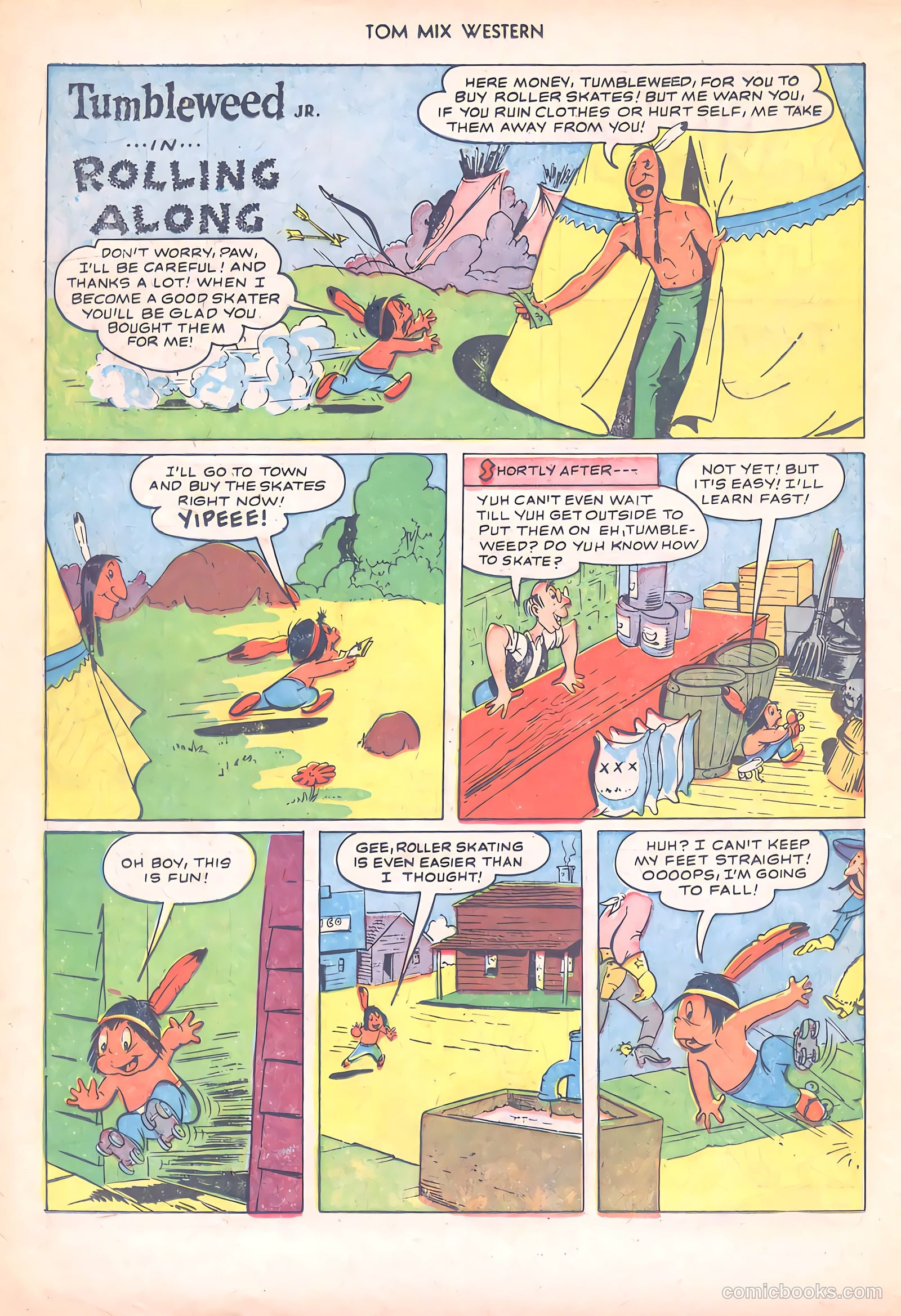 Tom Mix Western #50 (1952) — page 22 of 36