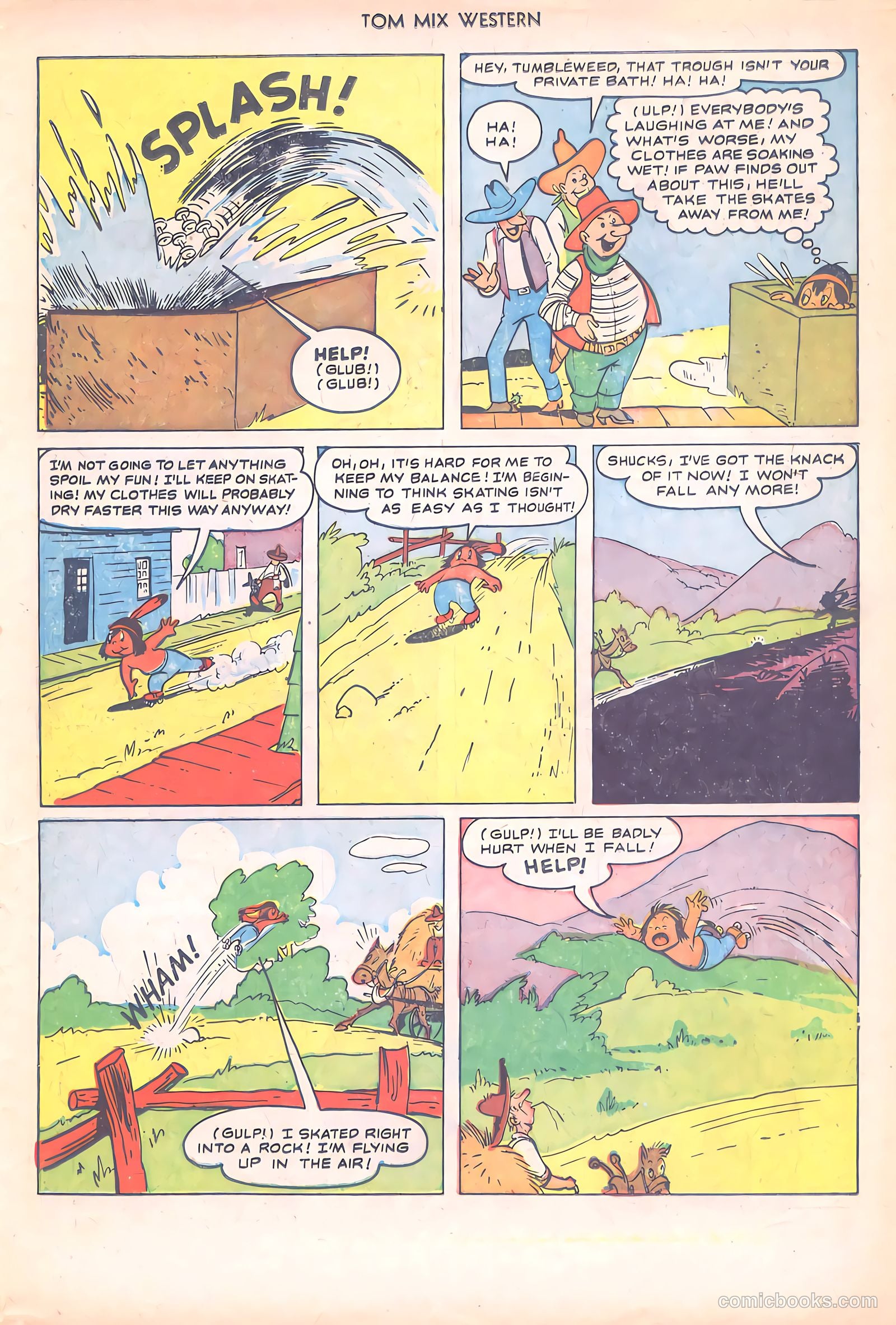 Tom Mix Western #50 (1952) — page 23 of 36
