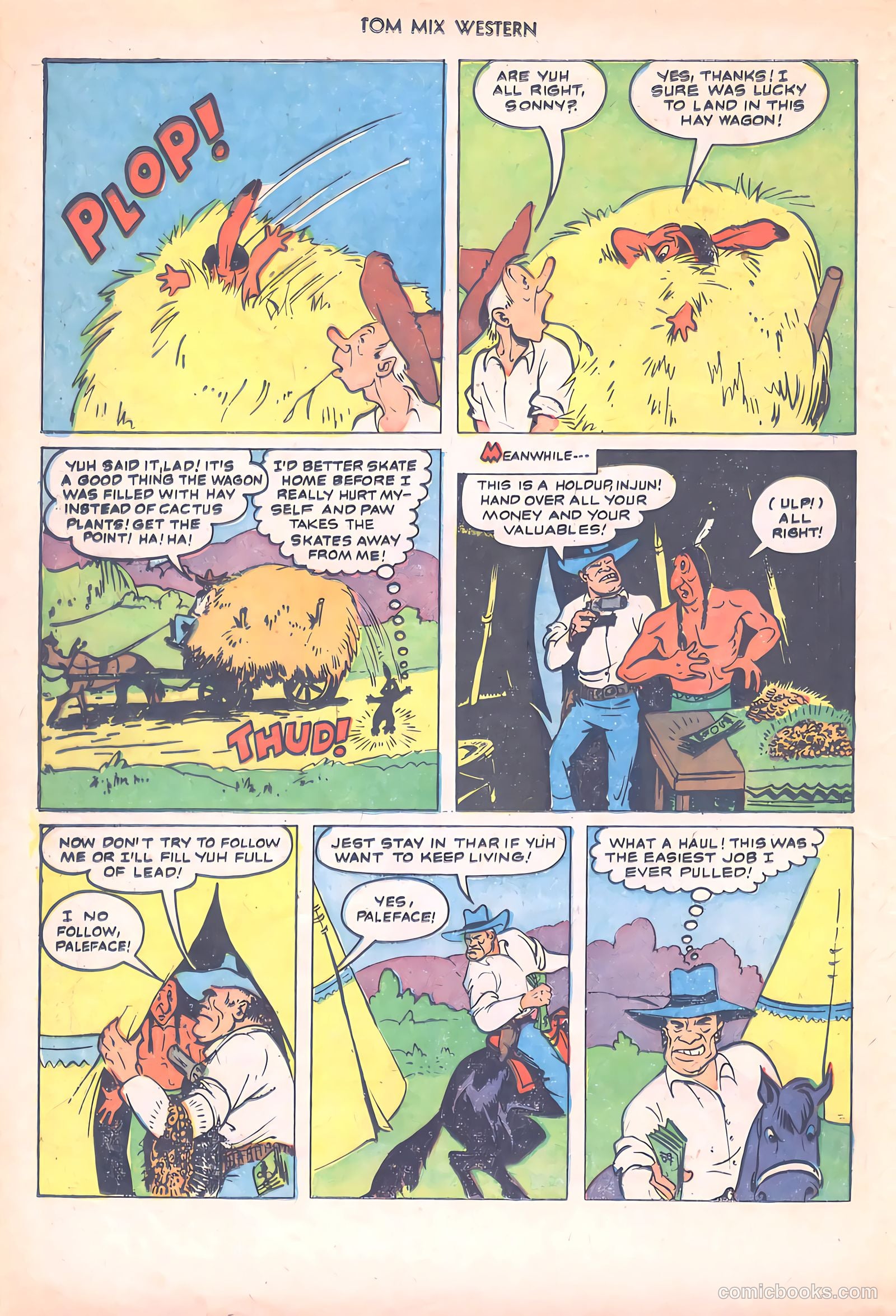 Tom Mix Western #50 (1952) — page 24 of 36