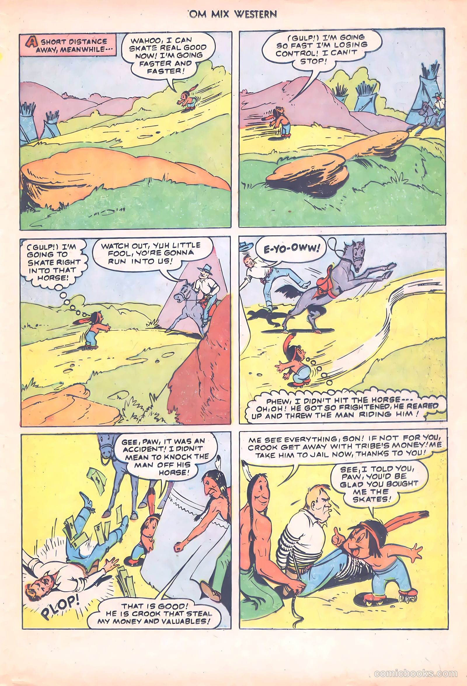 Tom Mix Western #50 (1952) — page 25 of 36