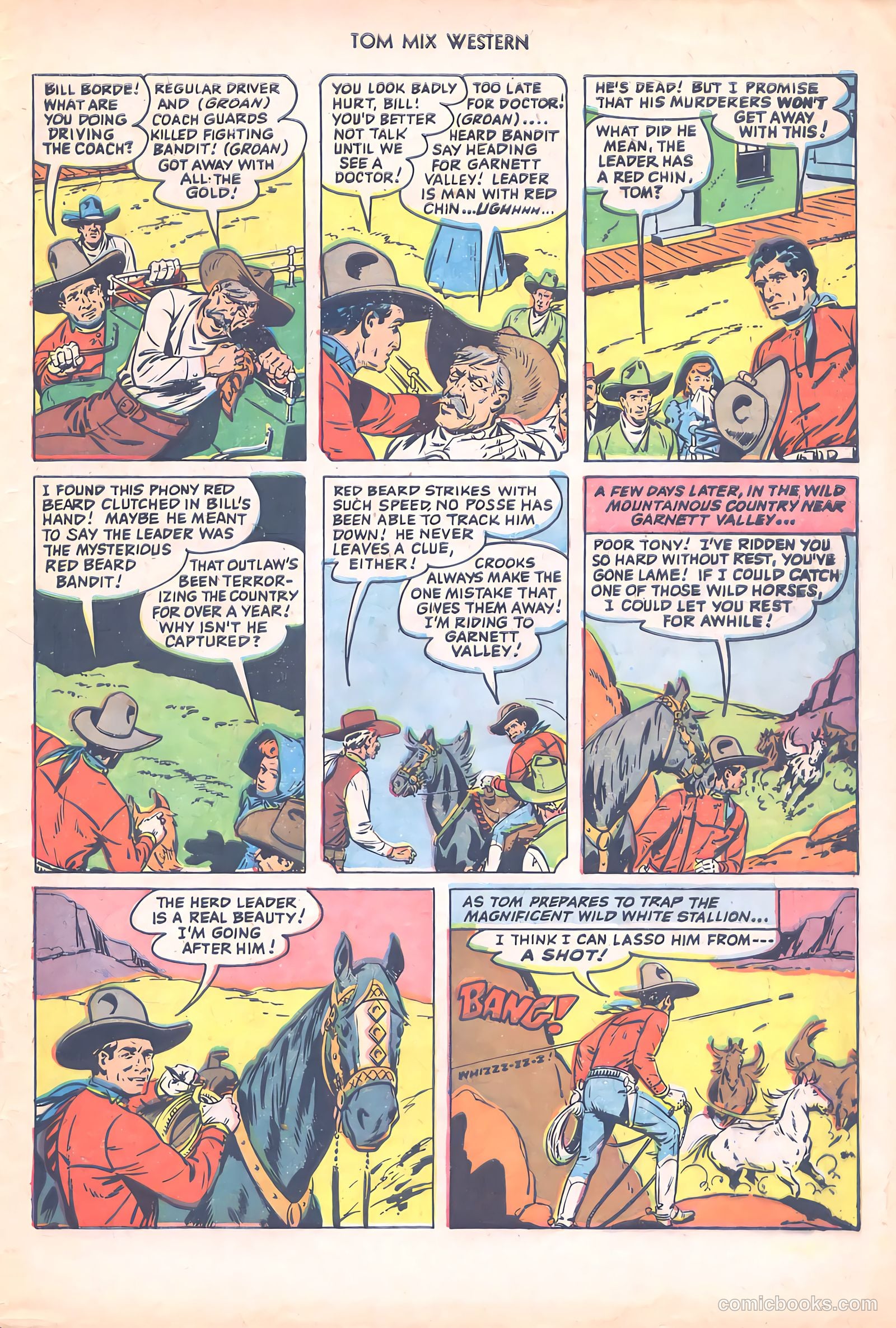 Tom Mix Western #50 (1952) — page 29 of 36