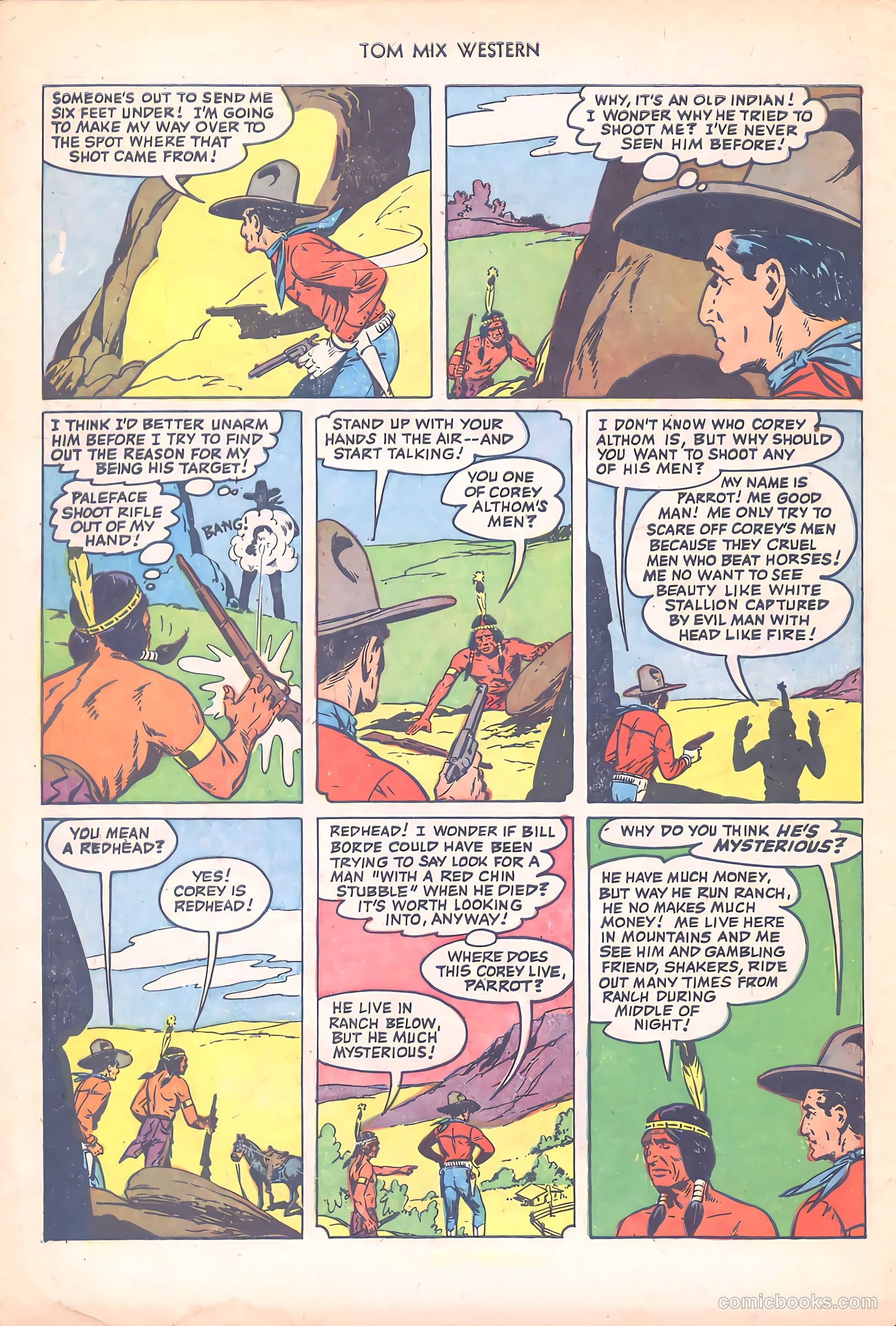 Tom Mix Western #50 (1952) — page 30 of 36