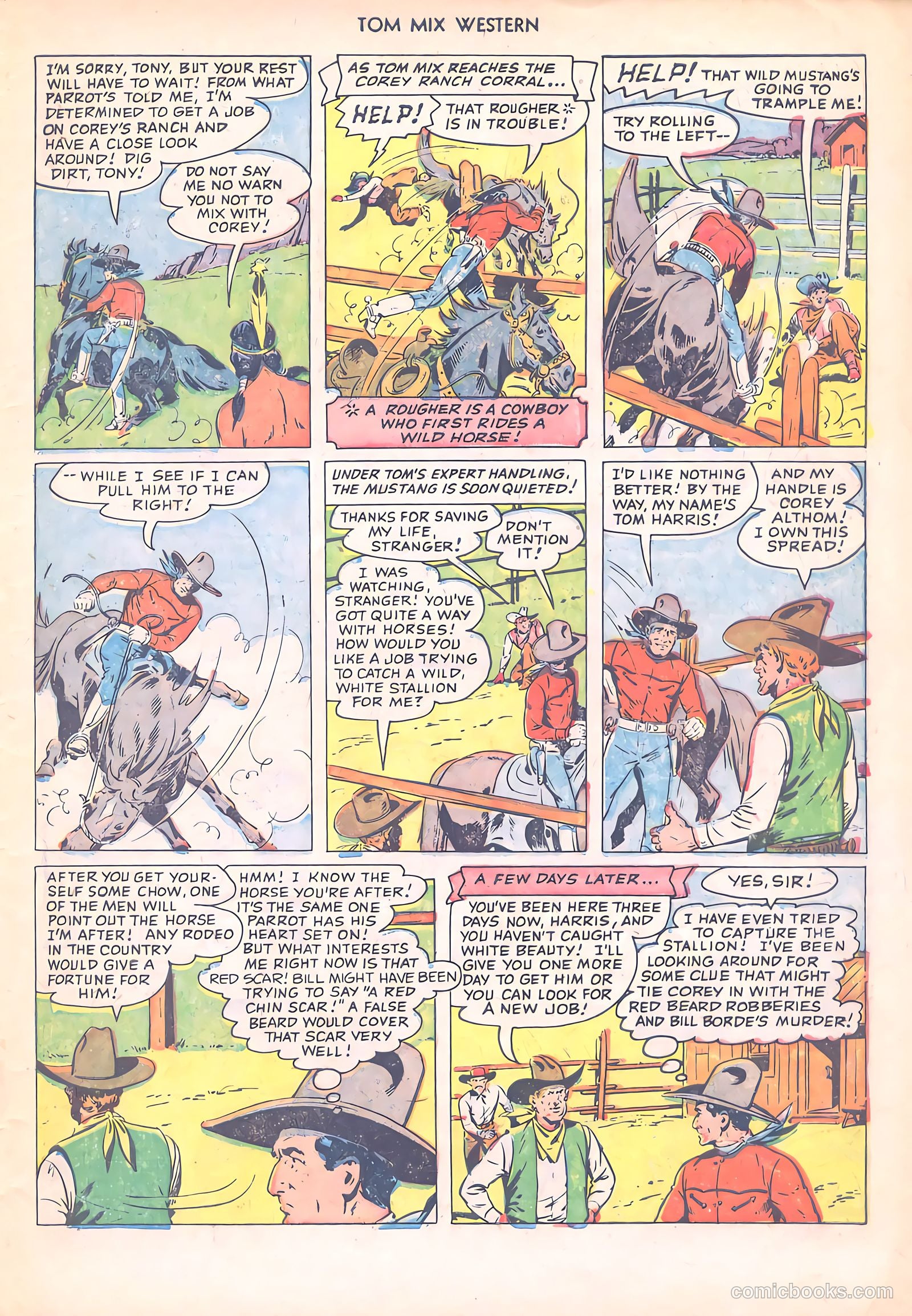 Tom Mix Western #50 (1952) — page 31 of 36