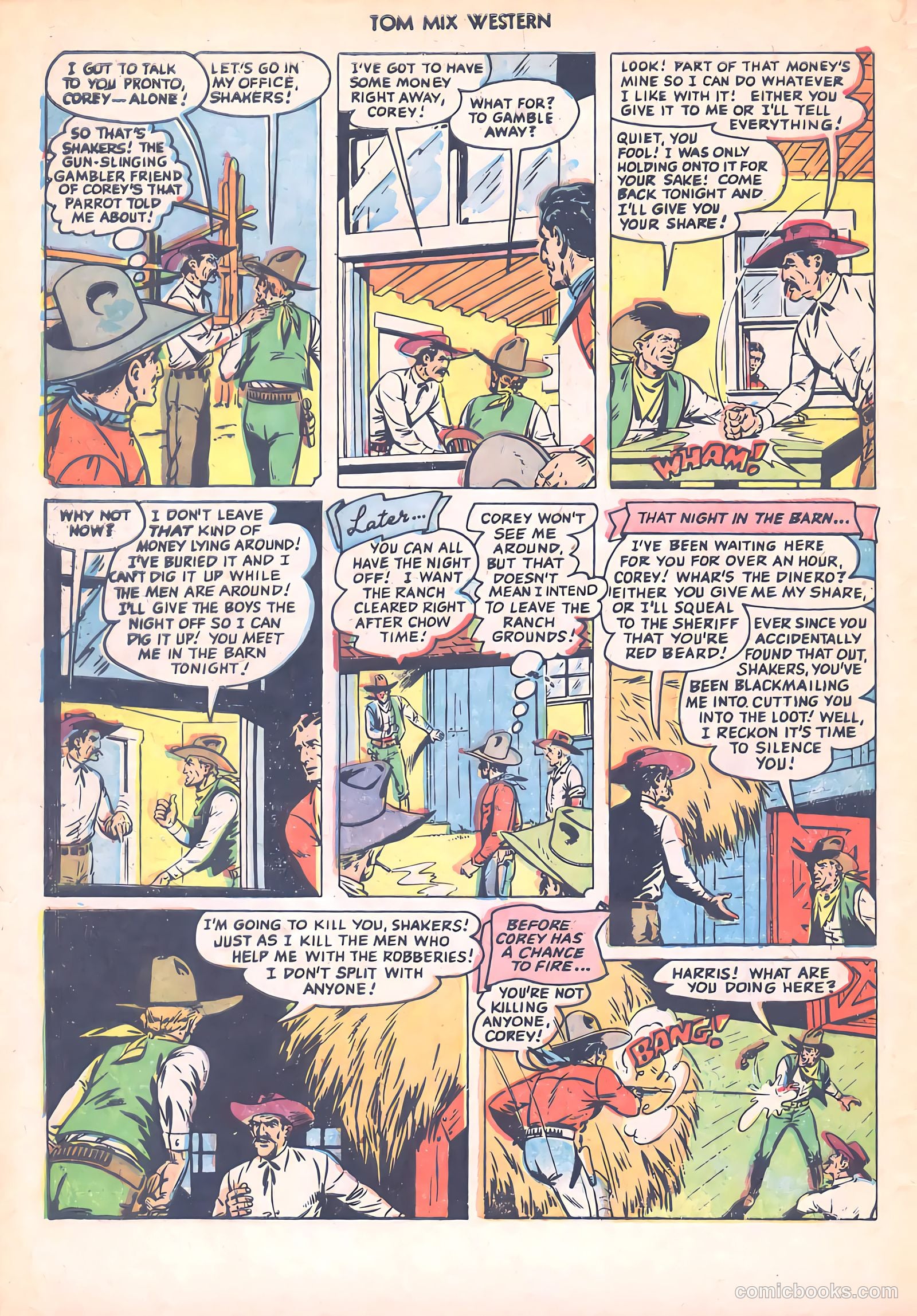 Tom Mix Western #50 (1952) — page 32 of 36
