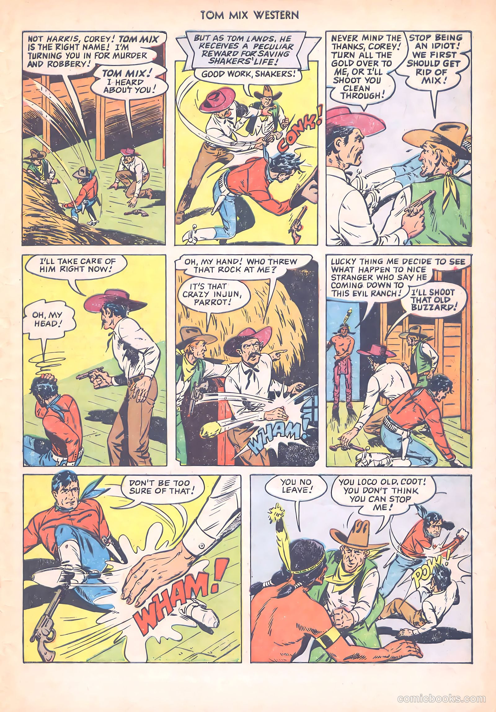 Tom Mix Western #50 (1952) — page 33 of 36