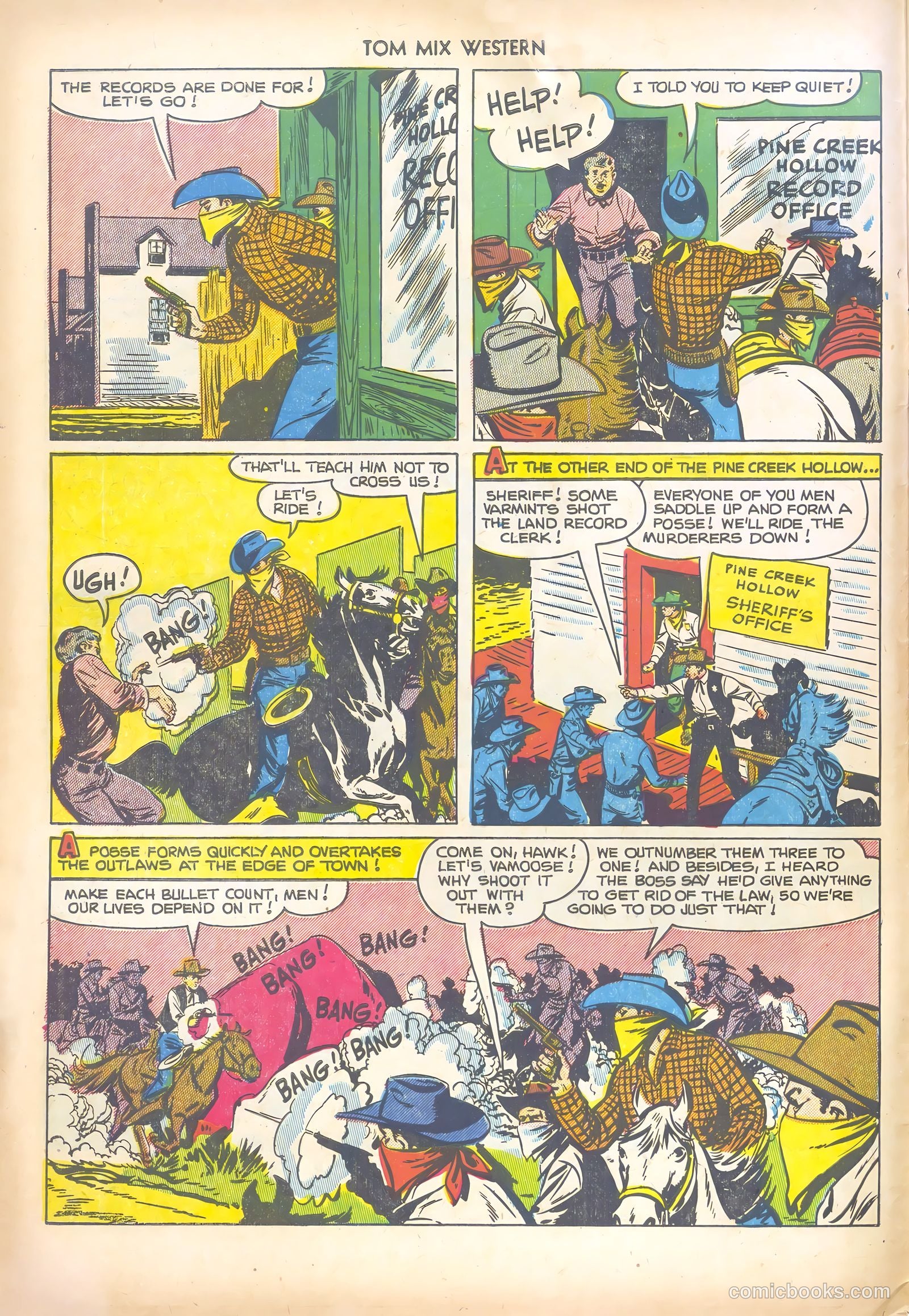 Tom Mix Western #51 (1952) — page 4 of 36