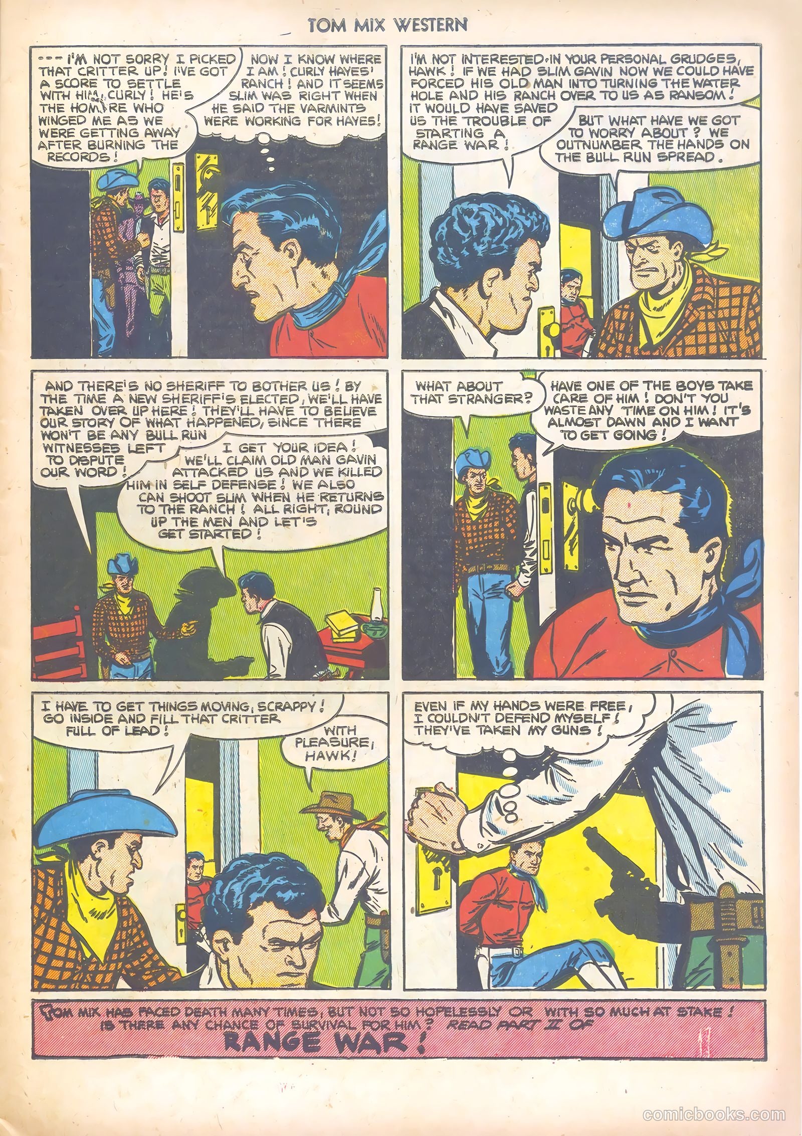 Tom Mix Western #51 (1952) — page 9 of 36