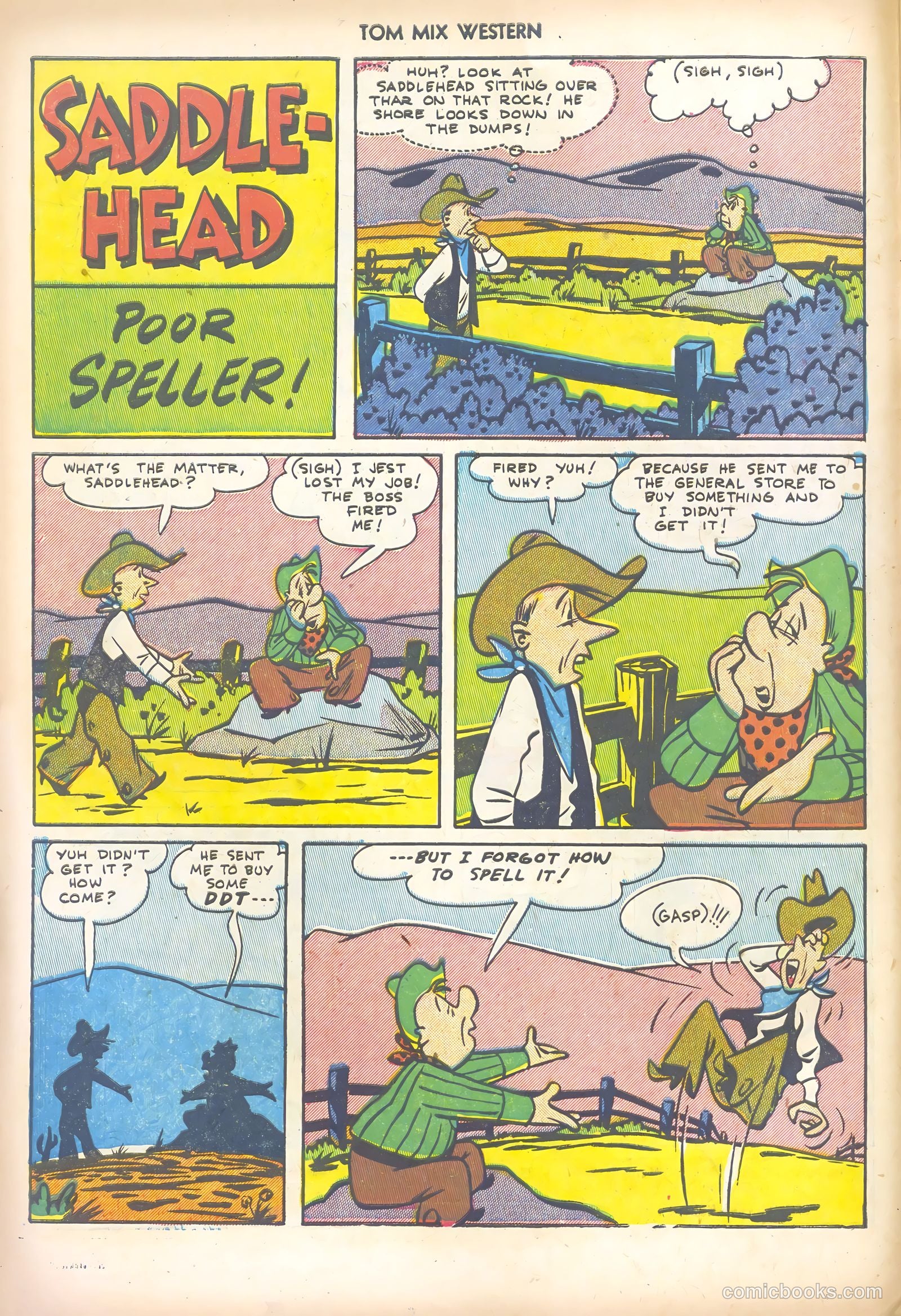 Tom Mix Western #51 (1952) — page 10 of 36