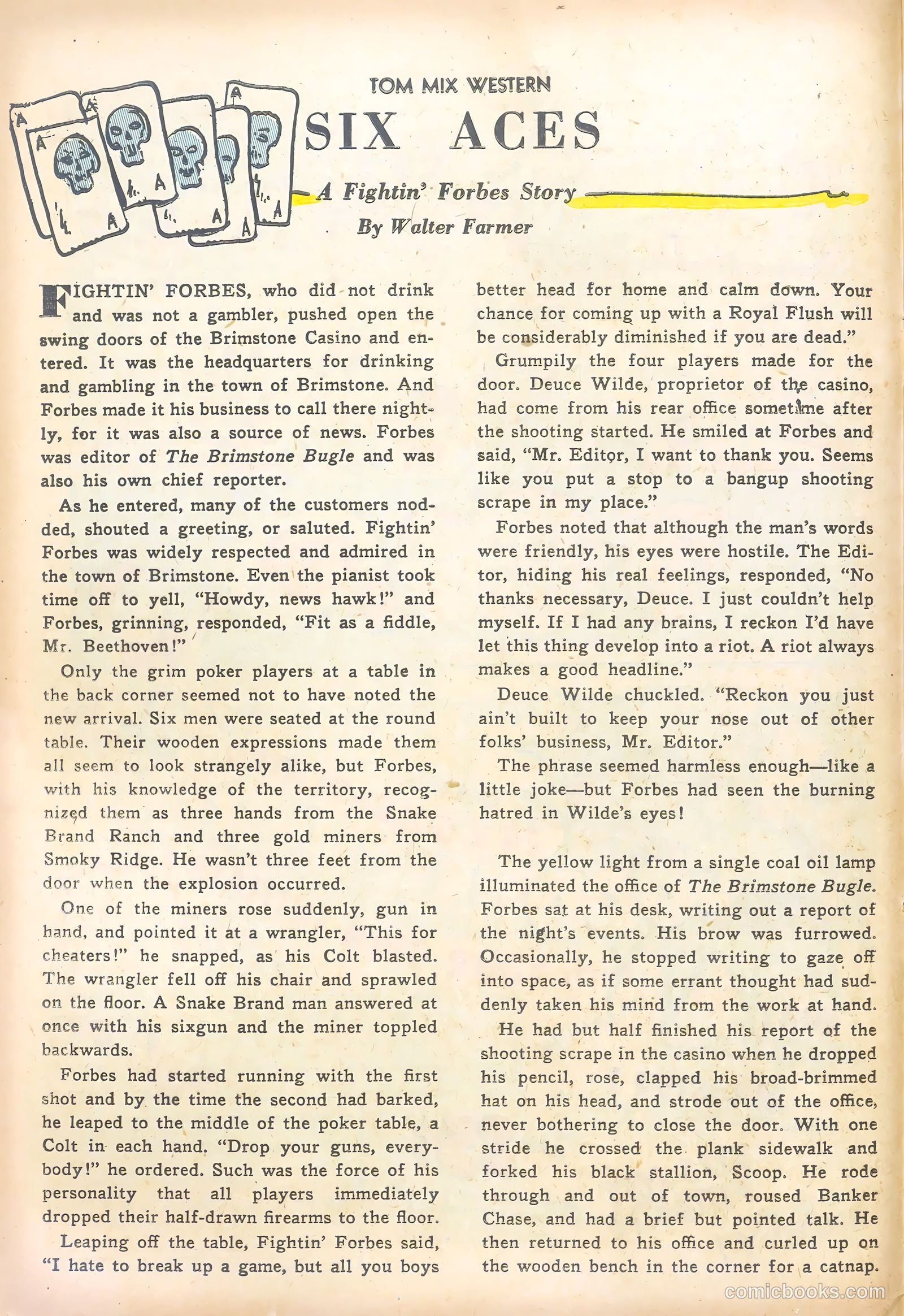 Tom Mix Western #51 (1952) — page 12 of 36
