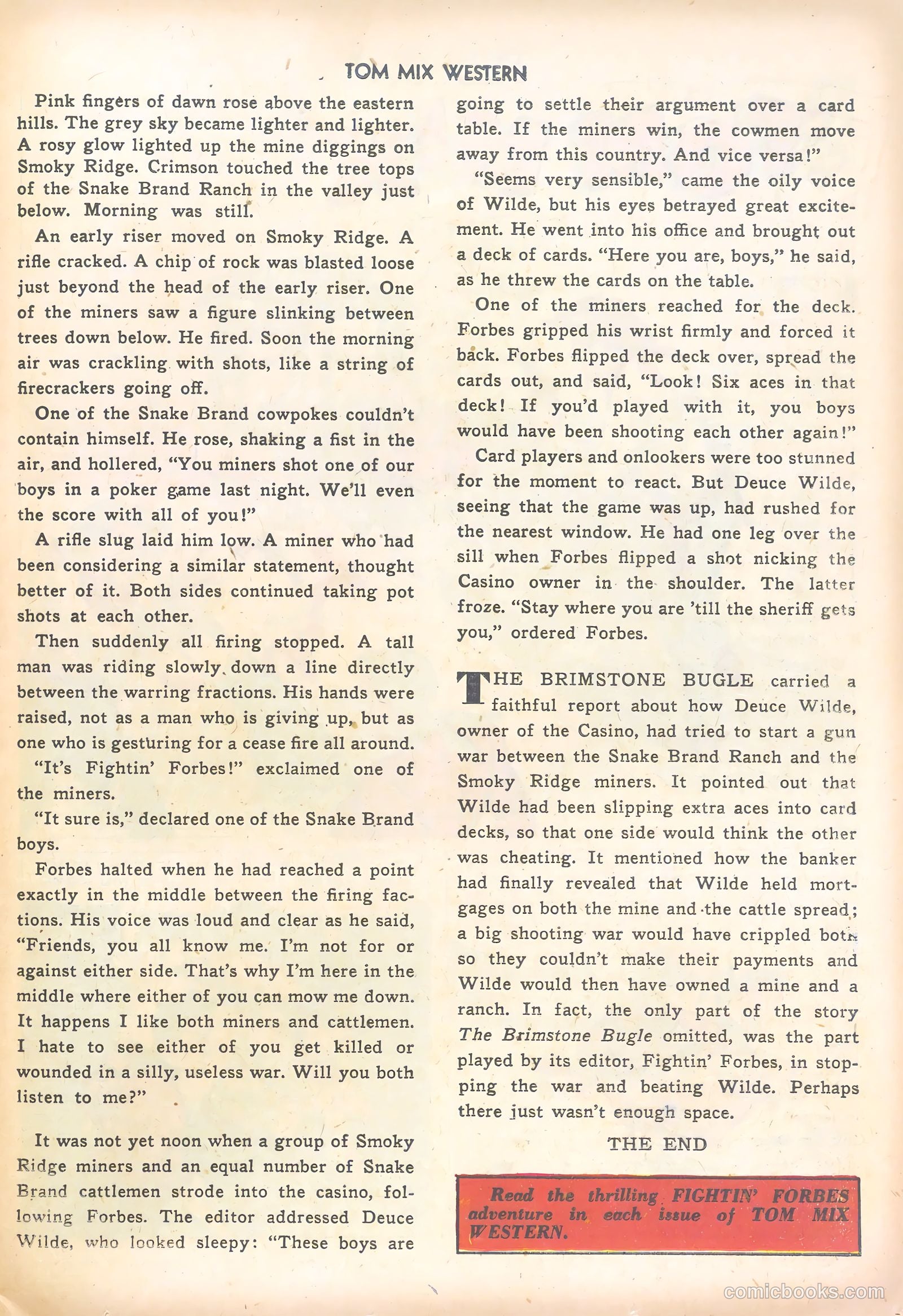 Tom Mix Western #51 (1952) — page 13 of 36