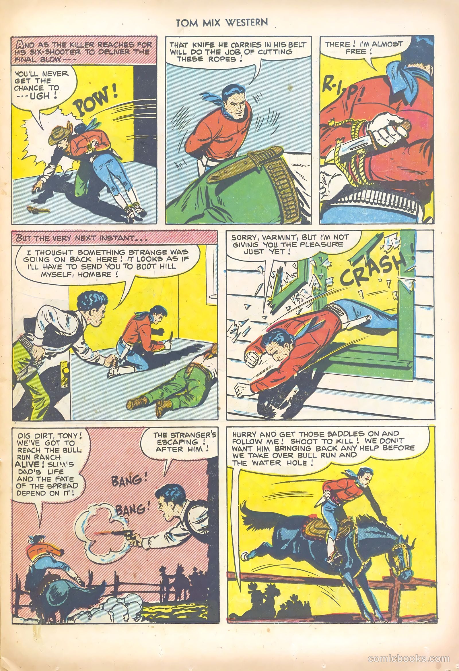 Tom Mix Western #51 (1952) — page 15 of 36