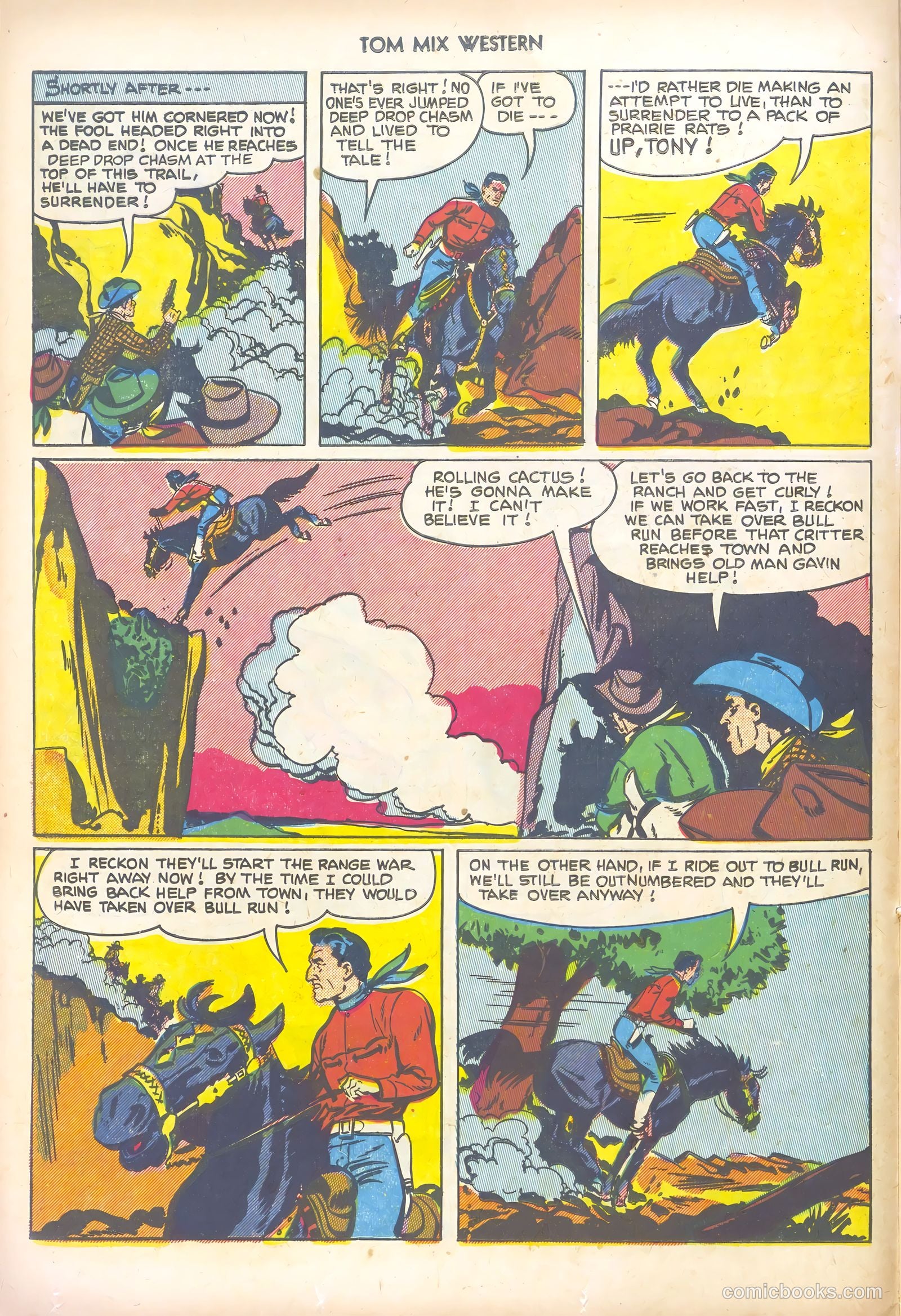 Tom Mix Western #51 (1952) — page 16 of 36