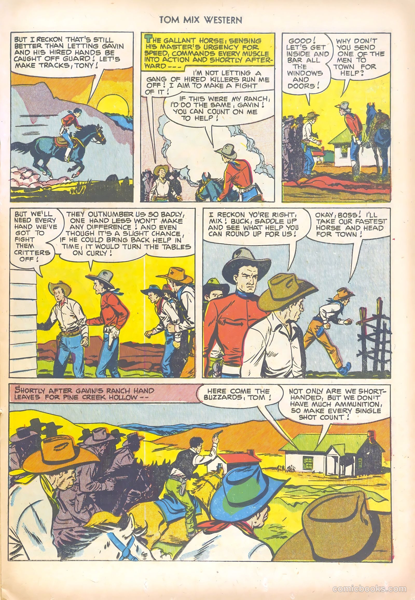Tom Mix Western #51 (1952) — page 17 of 36
