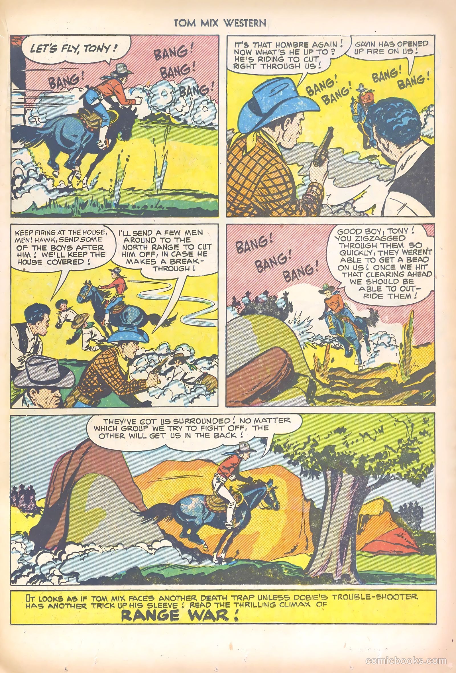 Tom Mix Western #51 (1952) — page 19 of 36