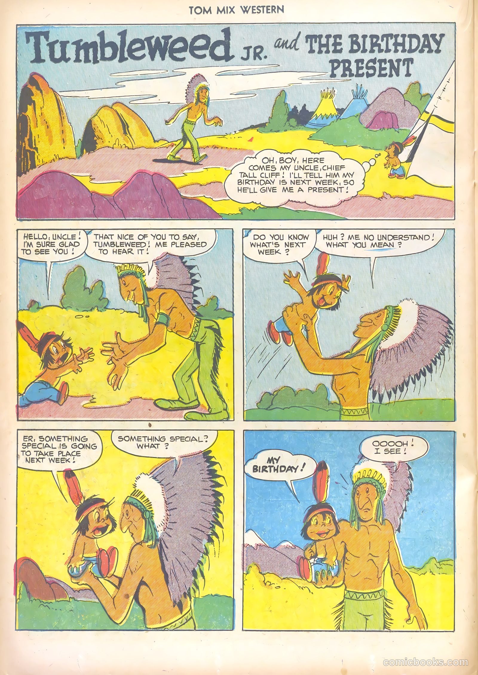 Tom Mix Western #51 (1952) — page 22 of 36