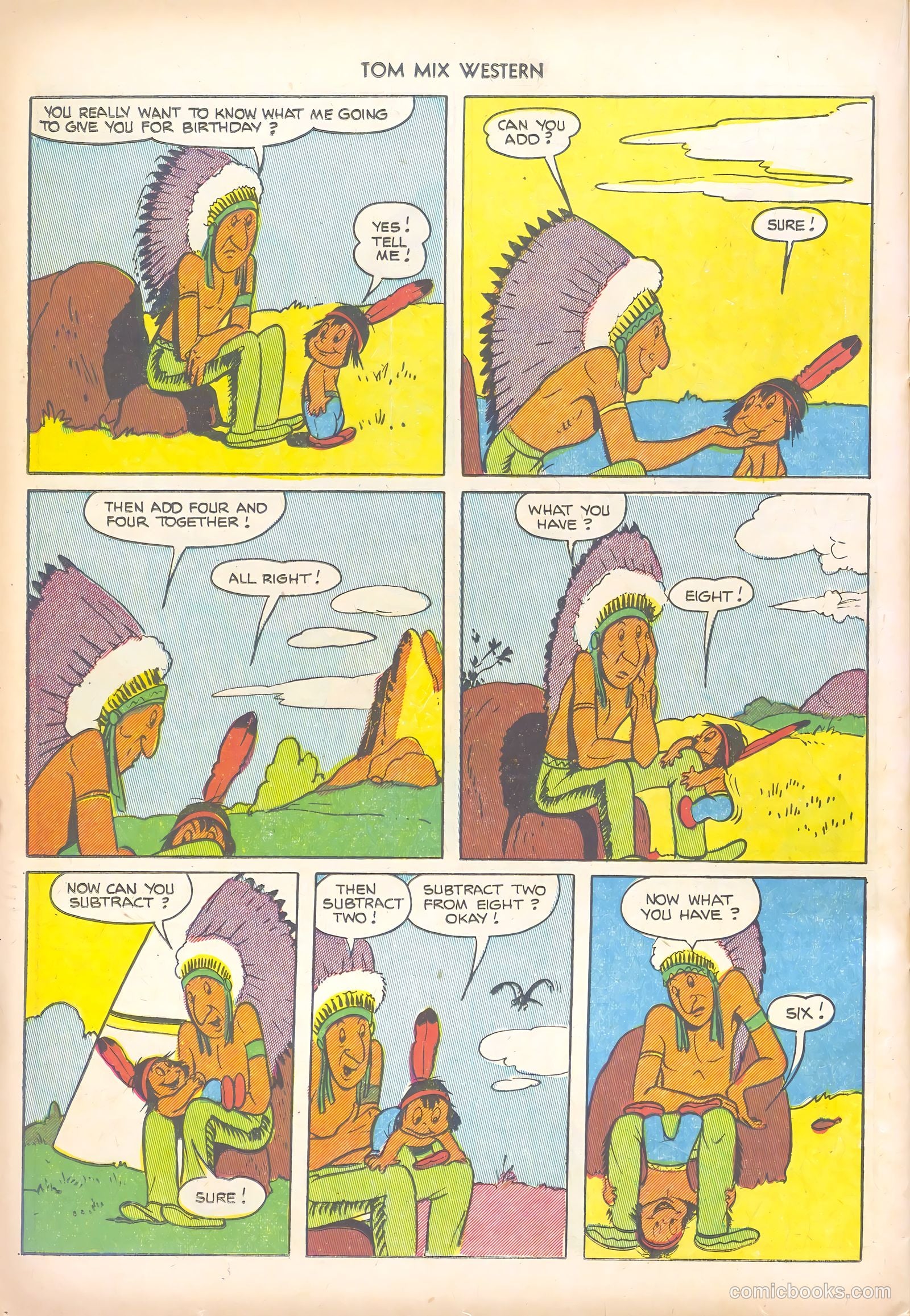 Tom Mix Western #51 (1952) — page 24 of 36