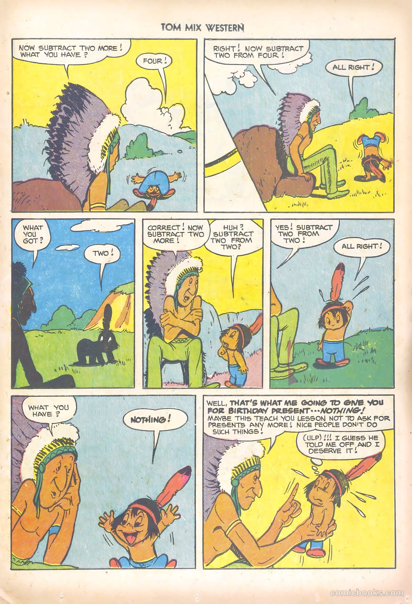 Tom Mix Western #51 (1952) — page 25 of 36