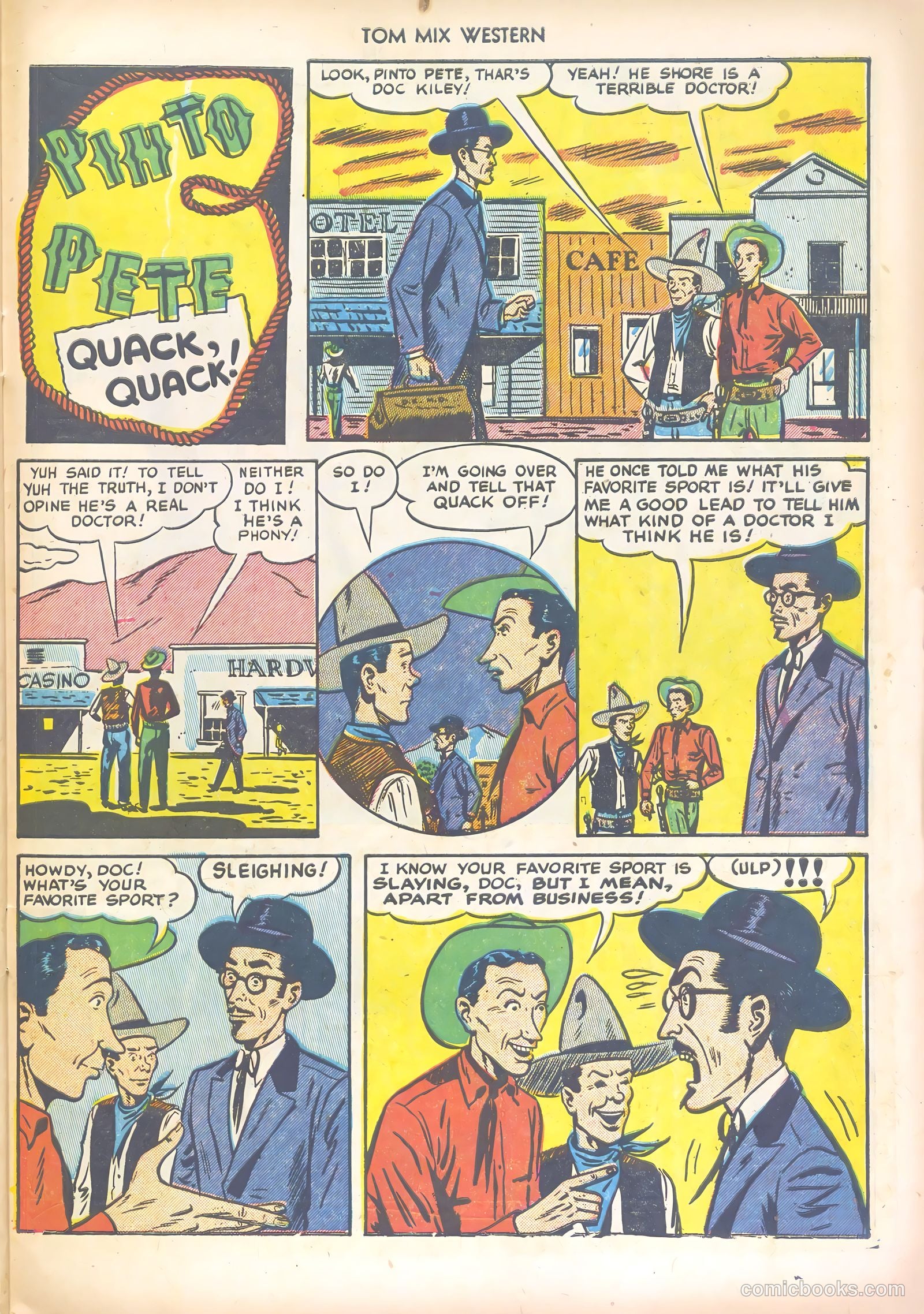 Tom Mix Western #51 (1952) — page 27 of 36