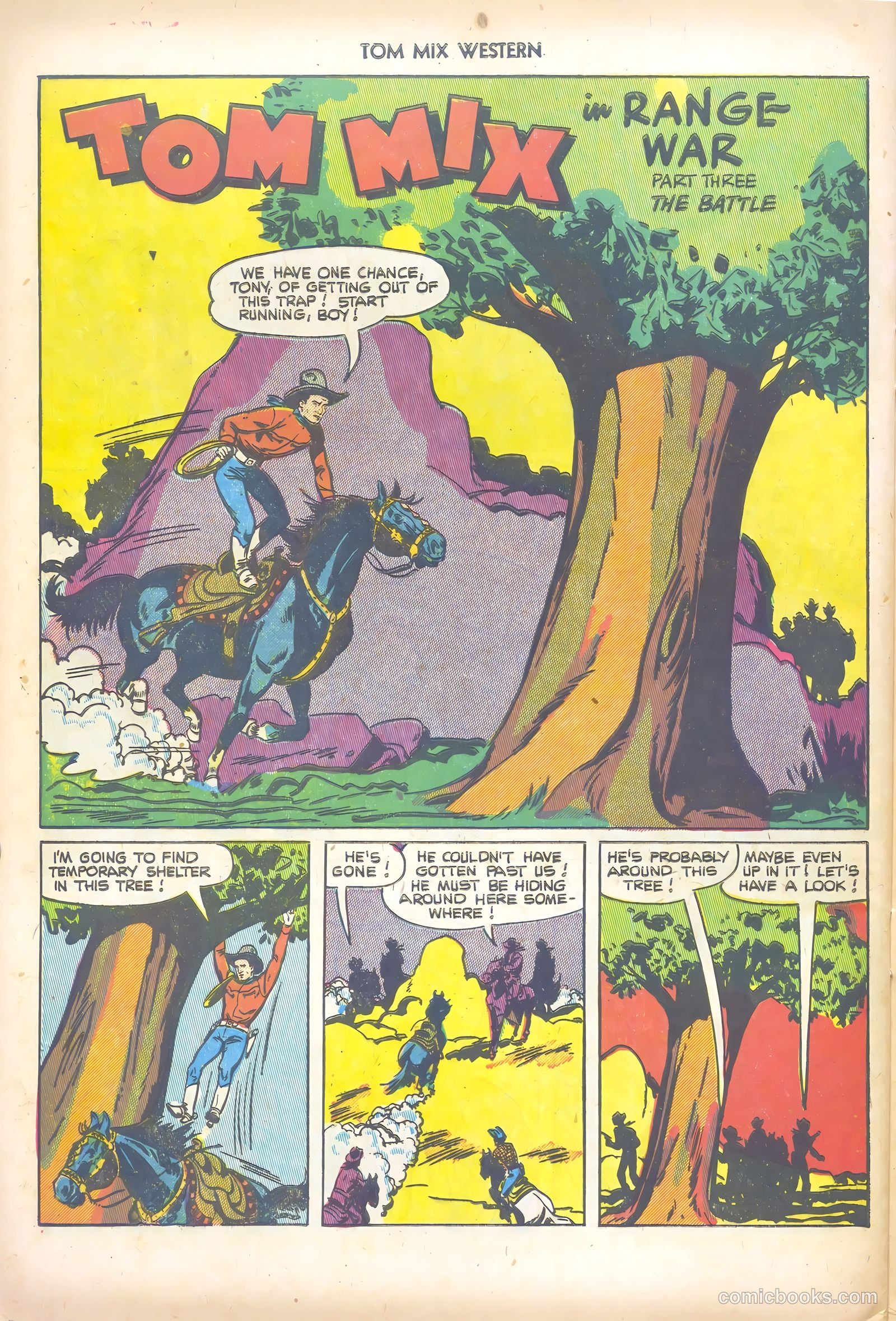 Tom Mix Western #51 (1952) — page 28 of 36