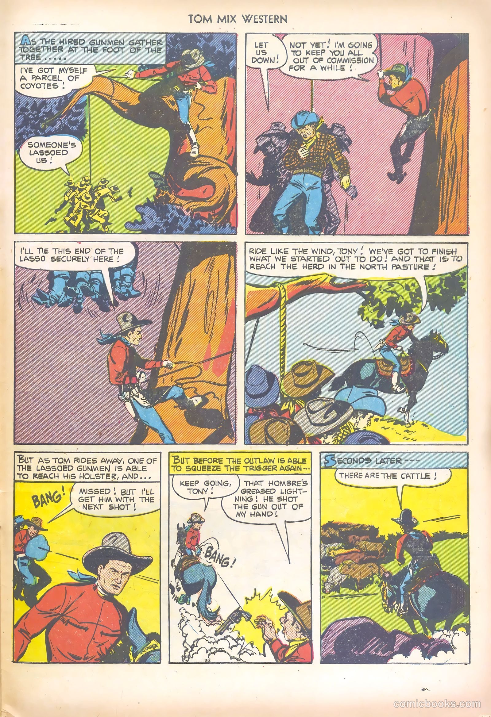 Tom Mix Western #51 (1952) — page 29 of 36