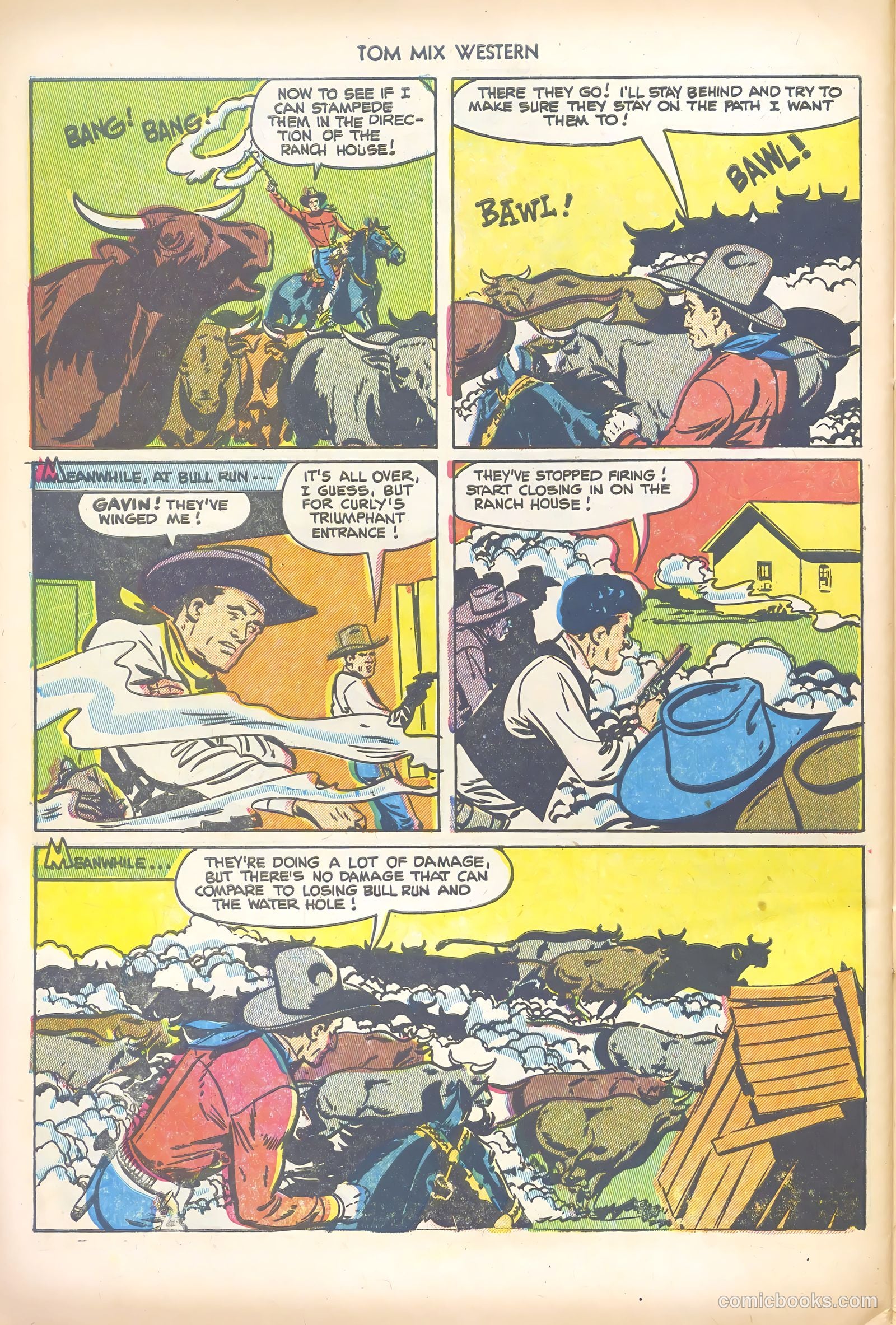 Tom Mix Western #51 (1952) — page 30 of 36