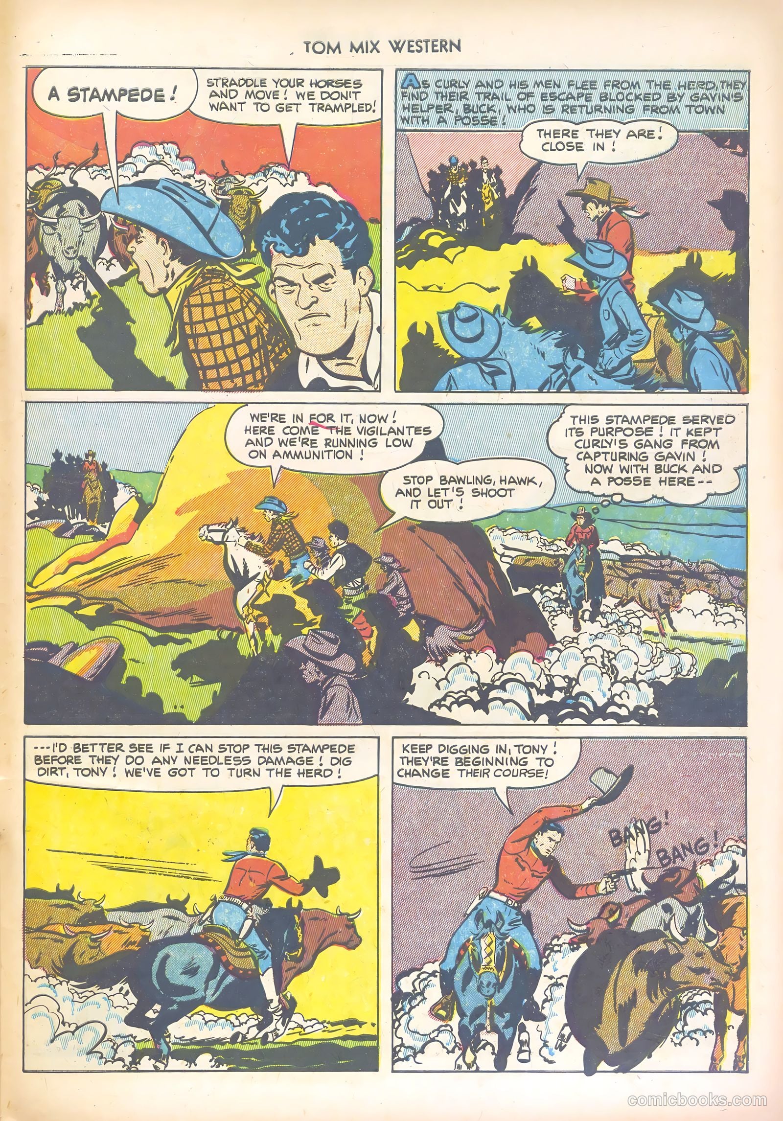 Tom Mix Western #51 (1952) — page 31 of 36