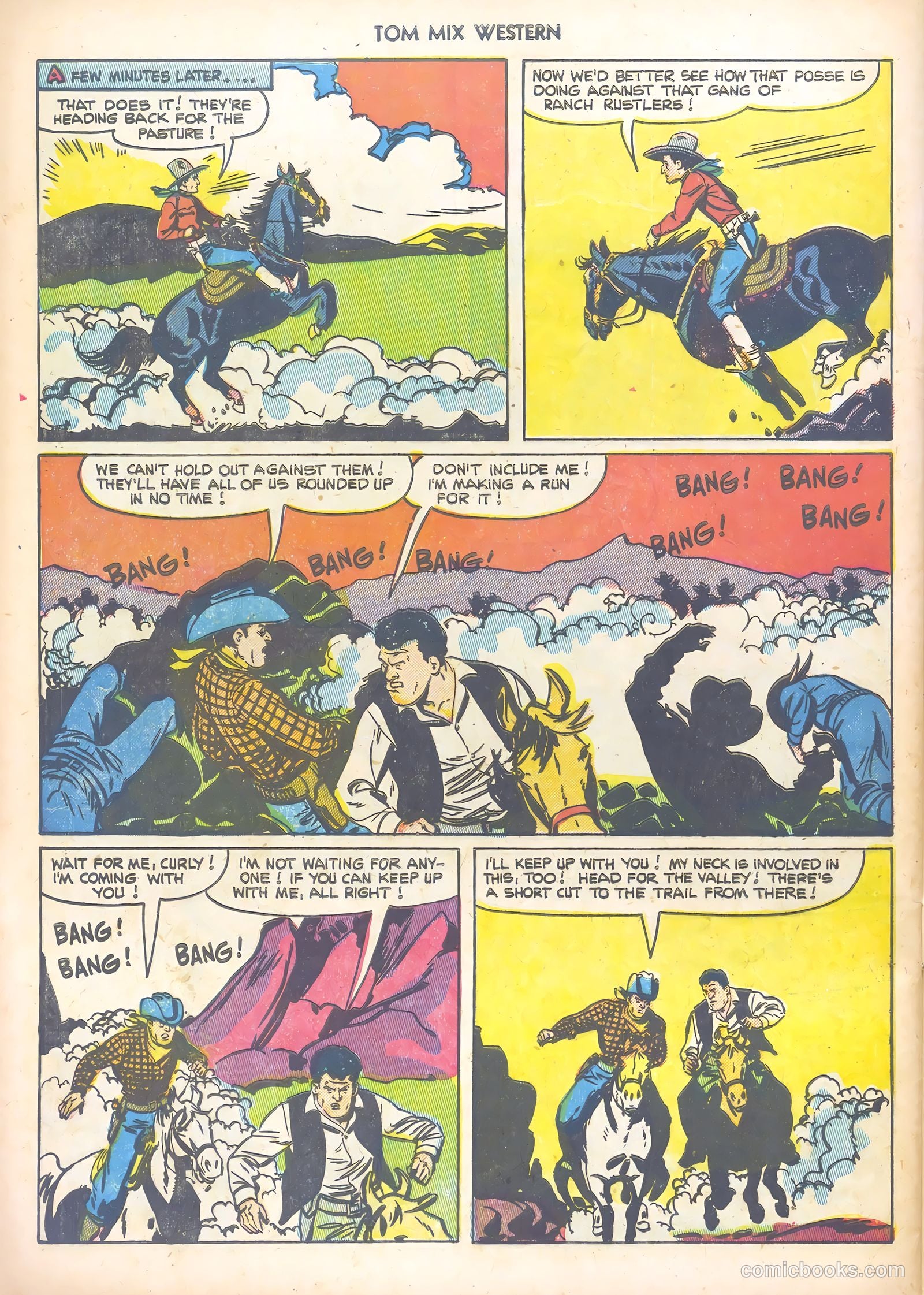 Tom Mix Western #51 (1952) — page 32 of 36