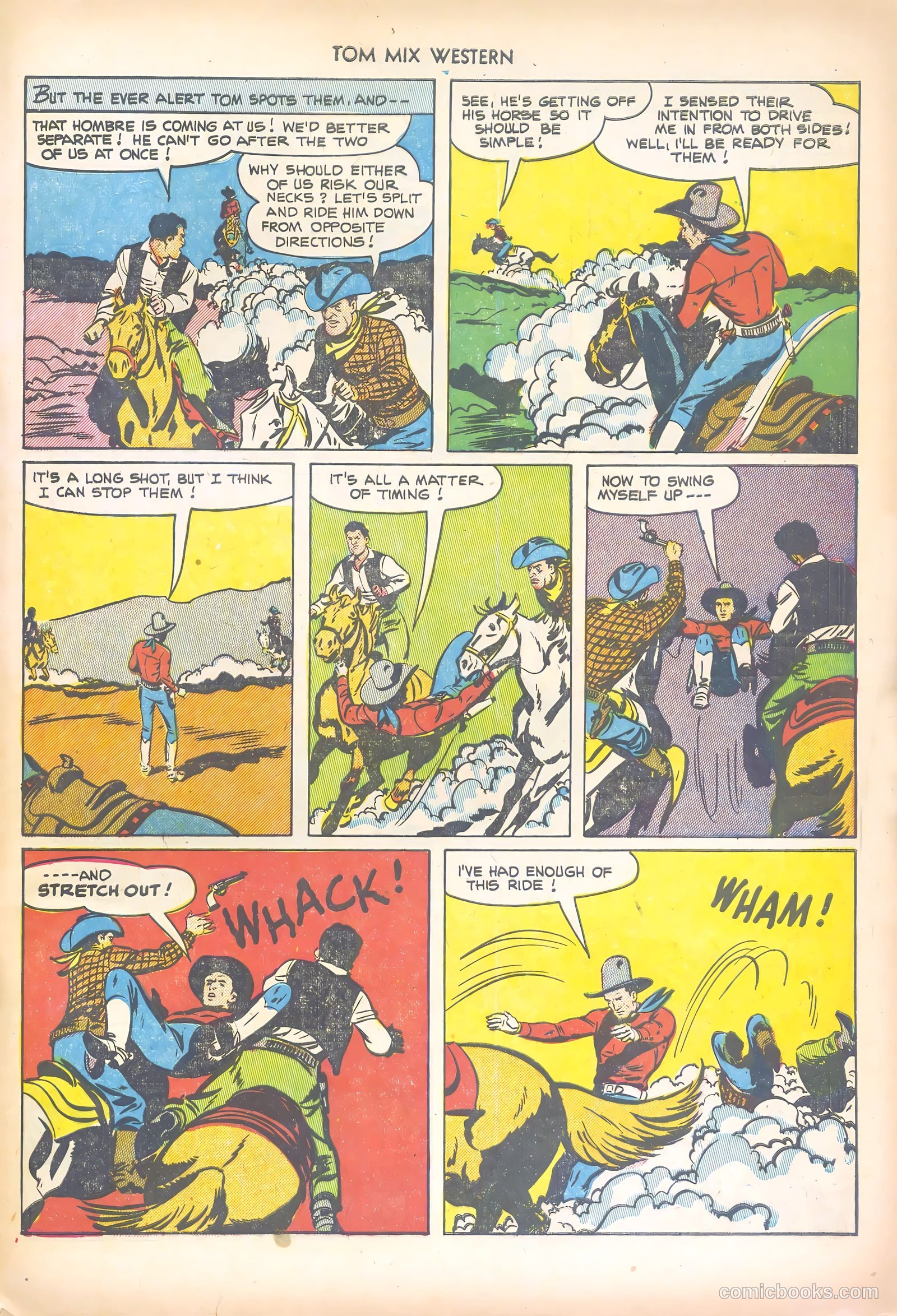Tom Mix Western #51 (1952) — page 33 of 36