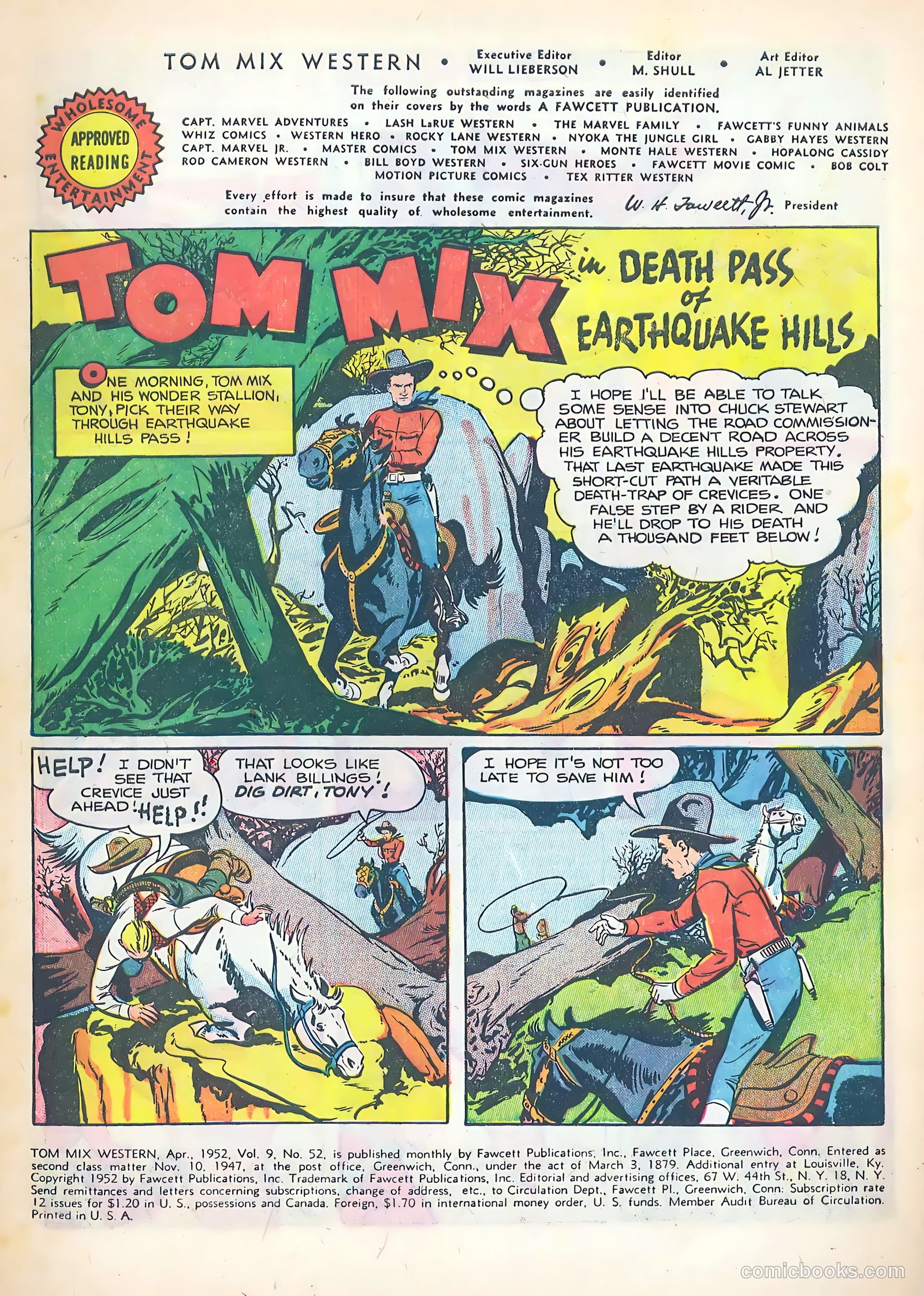 Tom Mix Western #52 (1952) — page 3 of 36