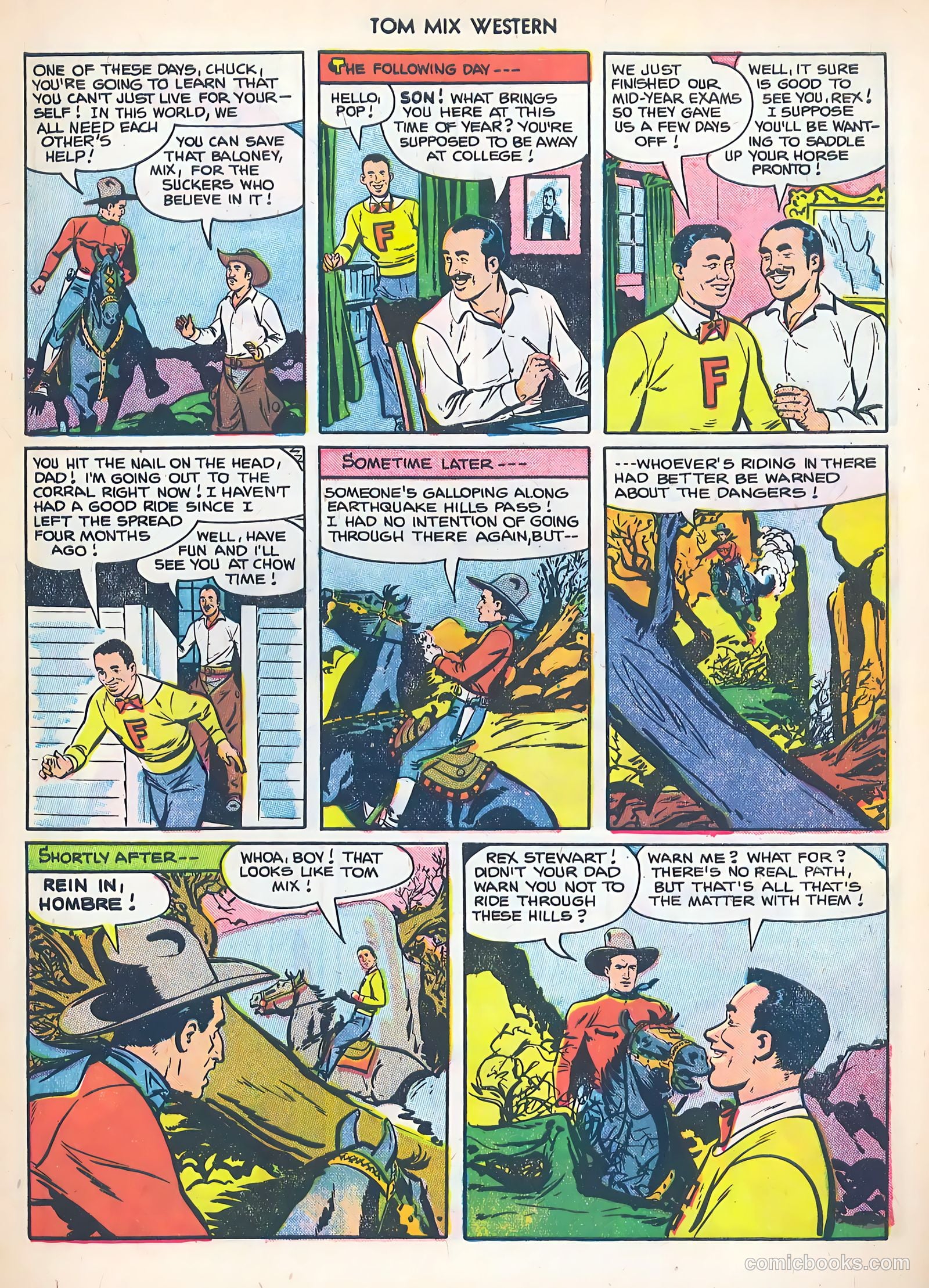 Tom Mix Western #52 (1952) — page 5 of 36