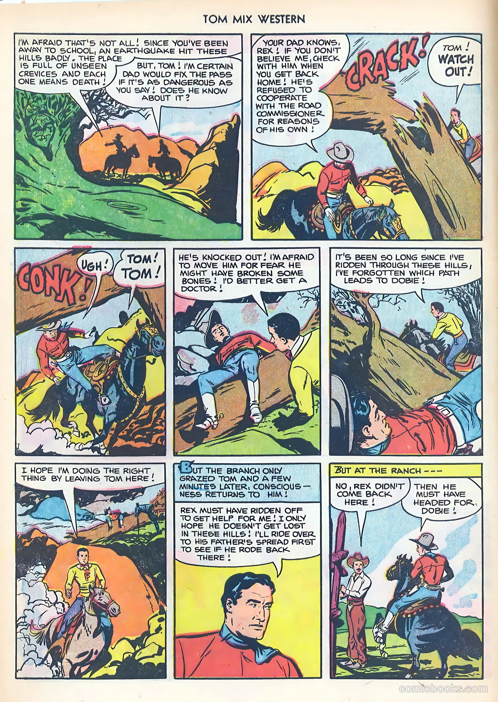 Tom Mix Western #52 (1952) — page 6 of 36