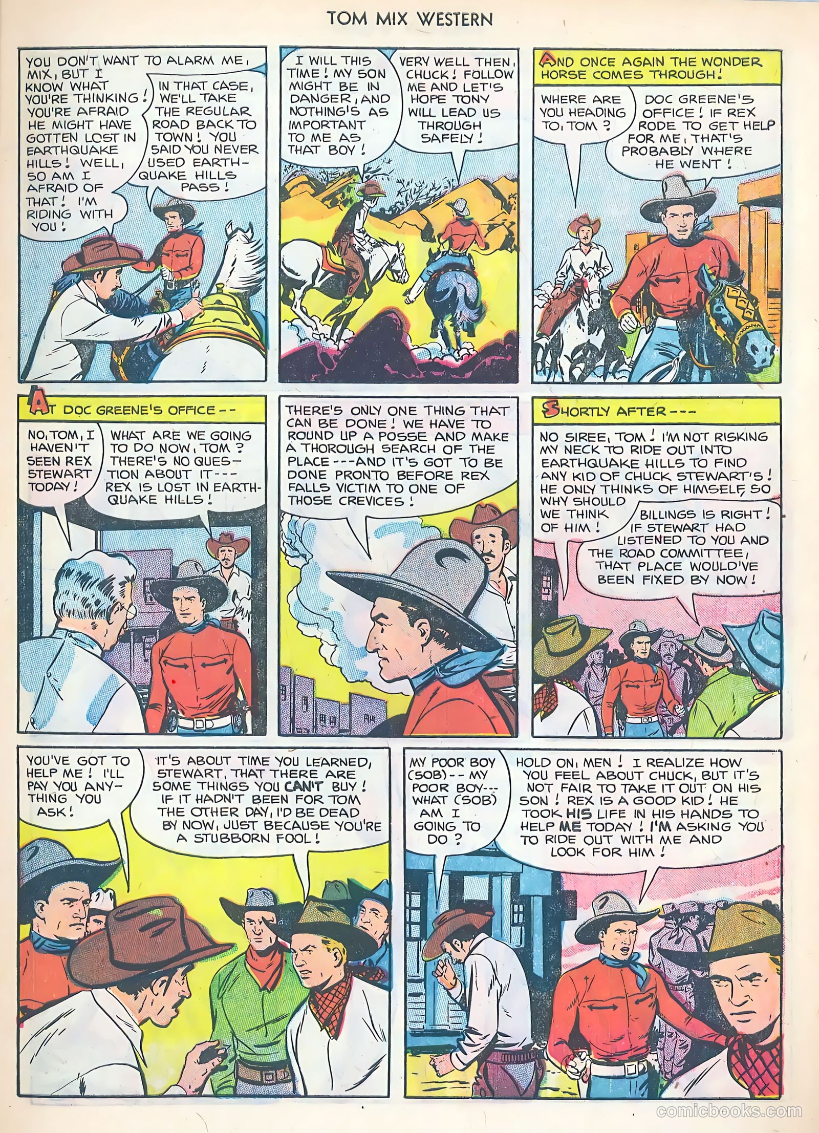 Tom Mix Western #52 (1952) — page 7 of 36