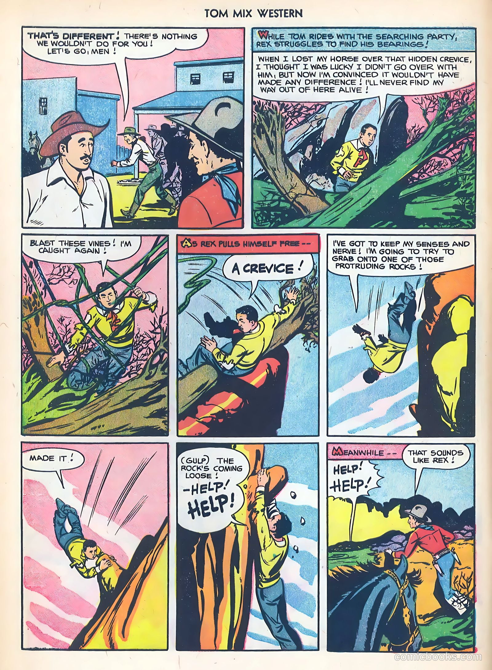 Tom Mix Western #52 (1952) — page 8 of 36