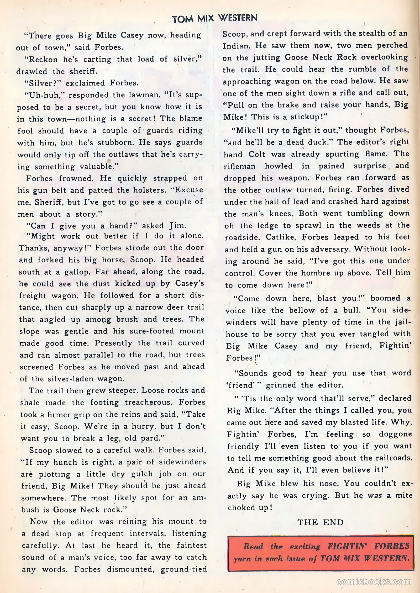 Tom Mix Western #52 (1952) — page 12 of 36