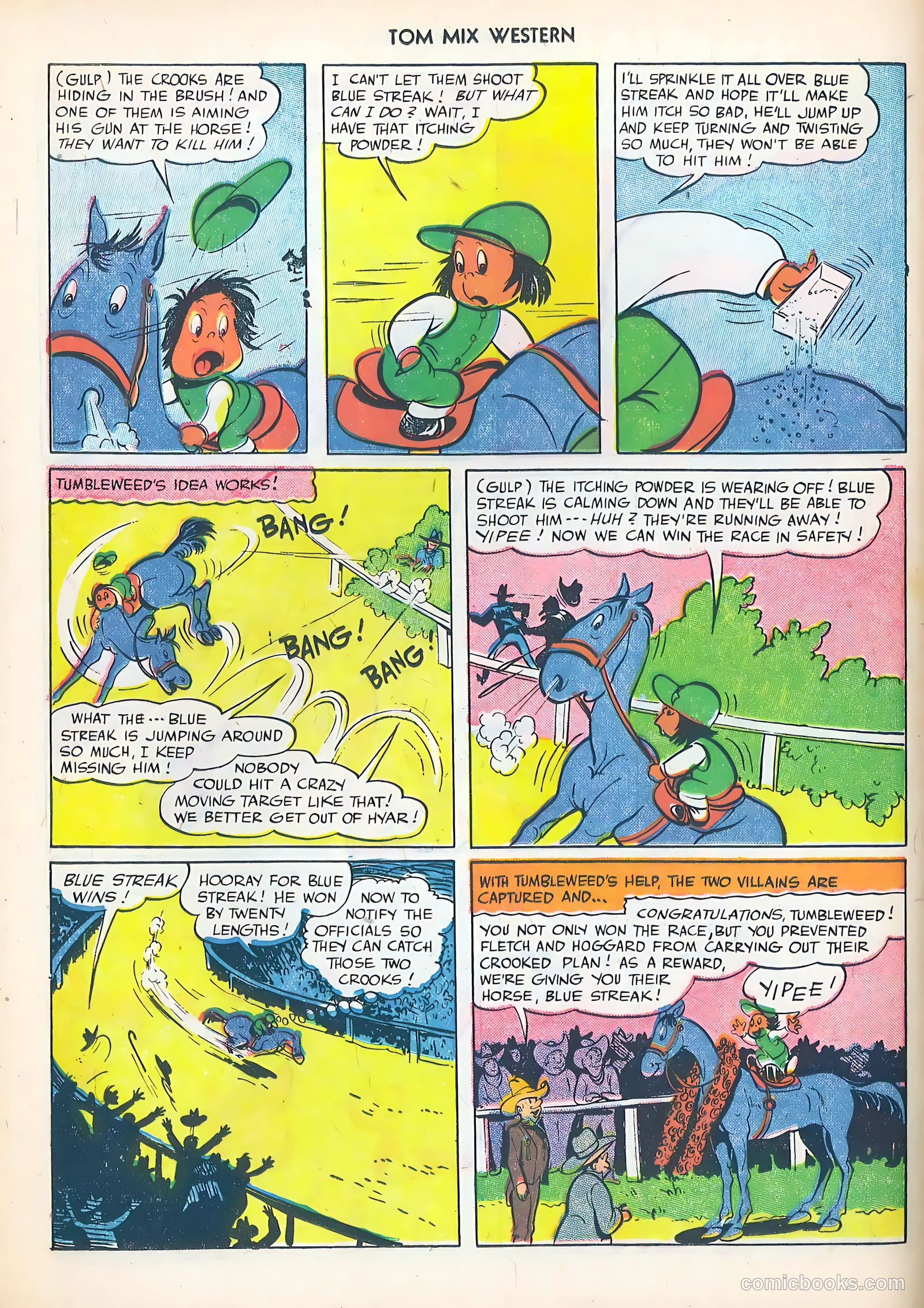 Tom Mix Western #52 (1952) — page 16 of 36